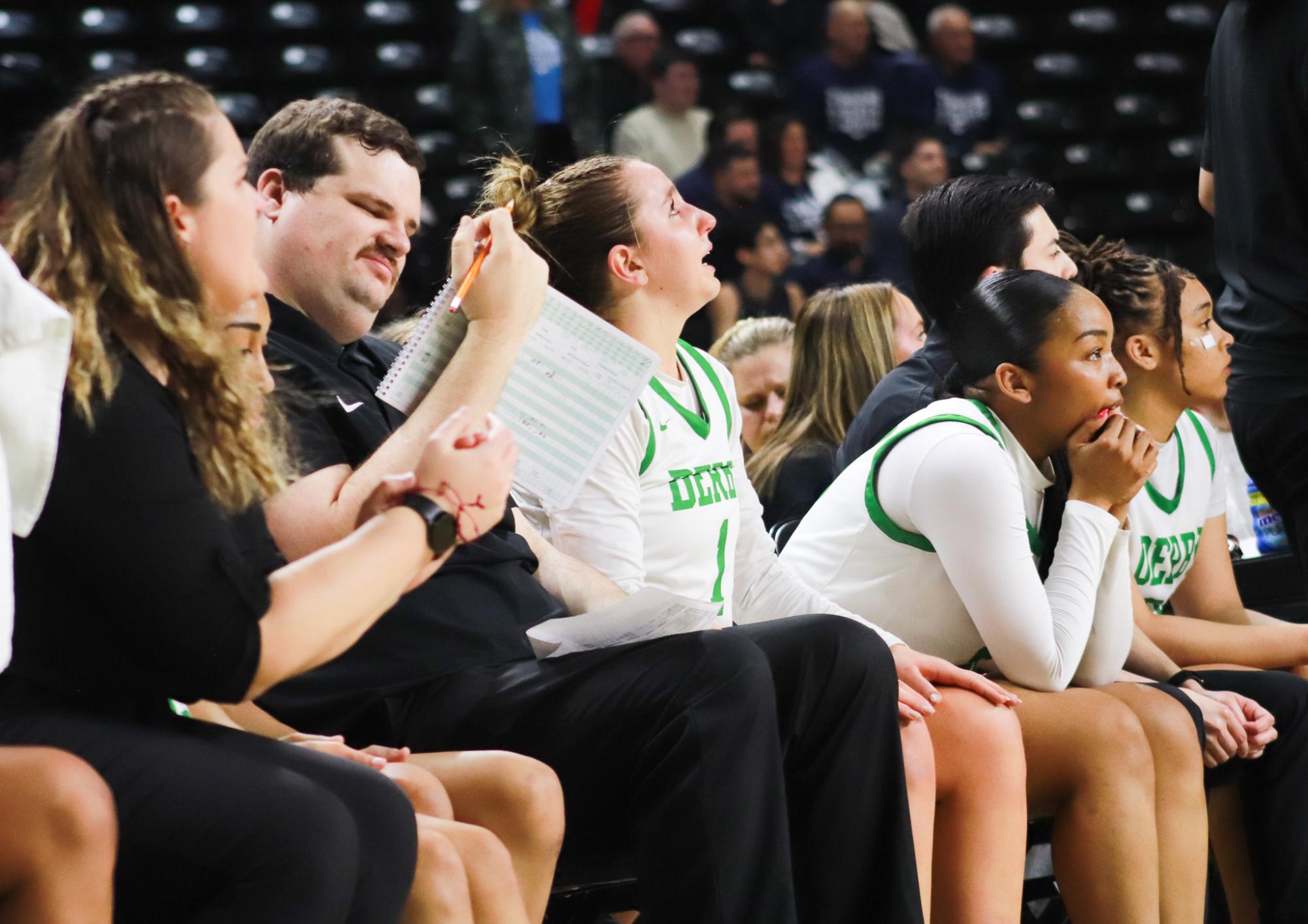 Girls basketball state championship vs. Blue Valley (Photos by Ava Mbawuike)