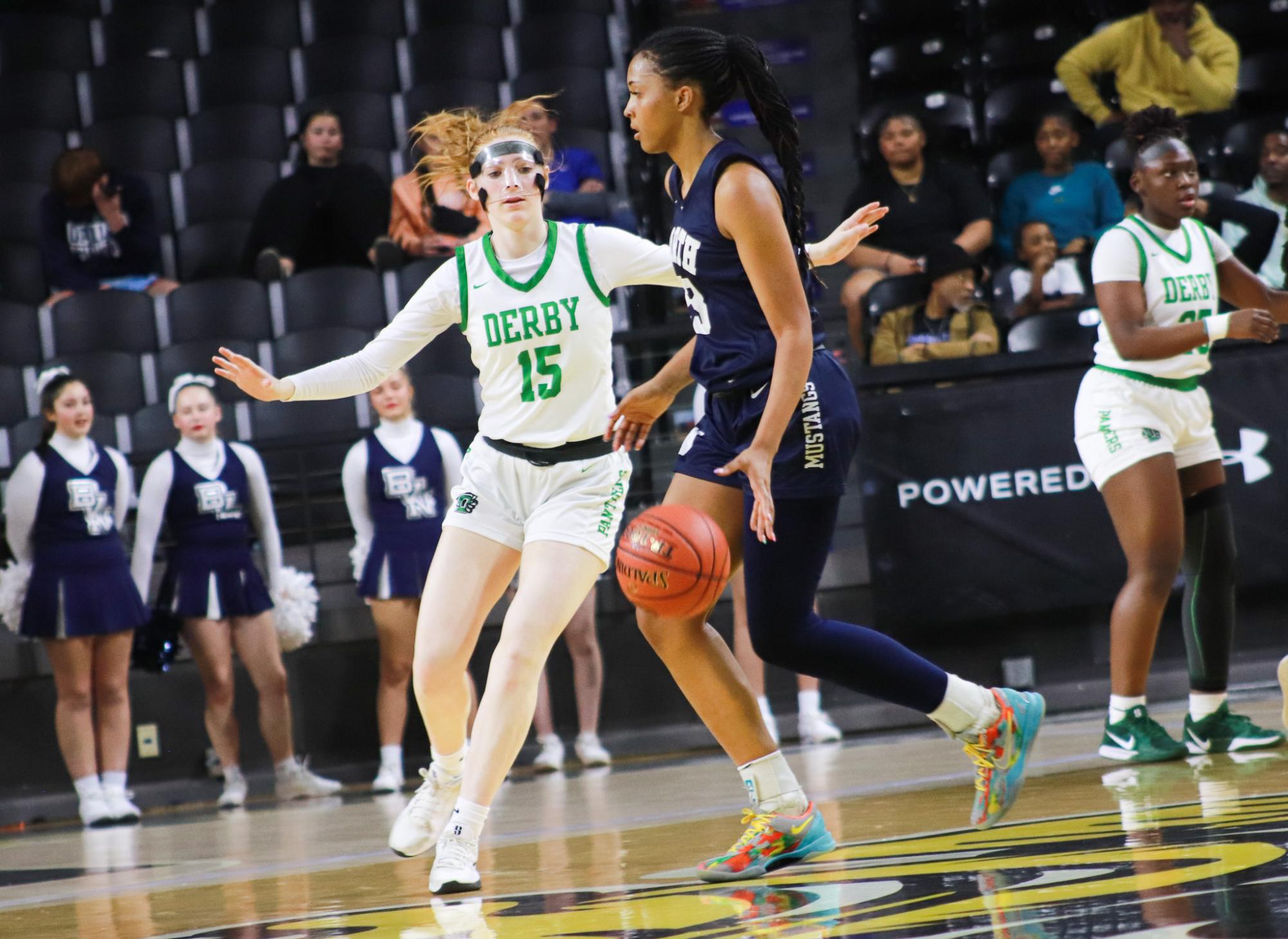 Girls basketball state championship vs. Blue Valley (Photos by Ava Mbawuike)