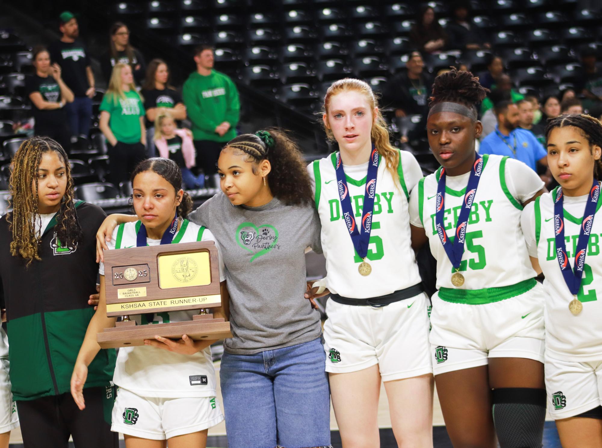 Girls basketball state championship vs. Blue Valley (Photos by Ava Mbawuike)