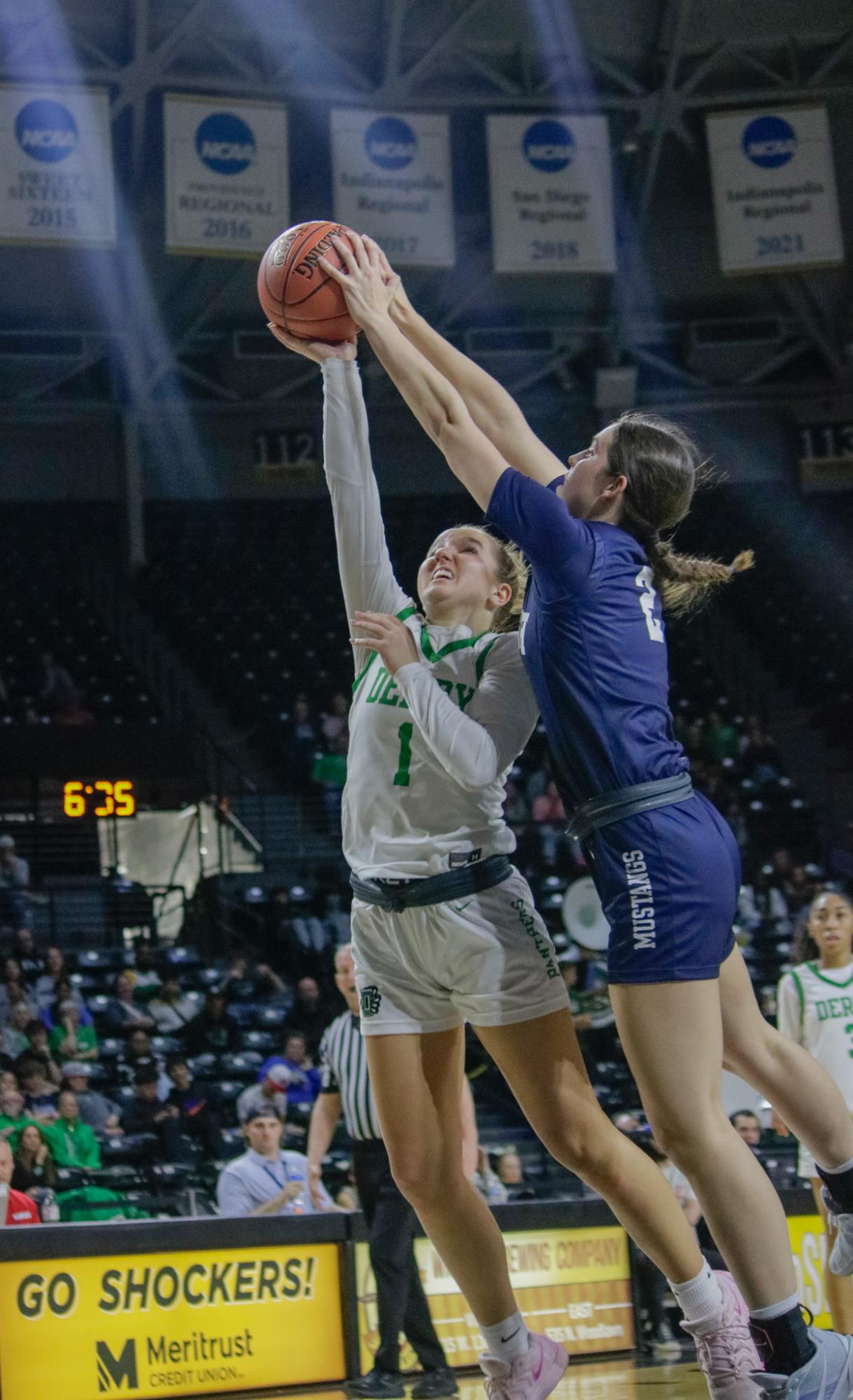 Girls state basketball vs. Blue Valley North (Photos by Persephone Ivy)