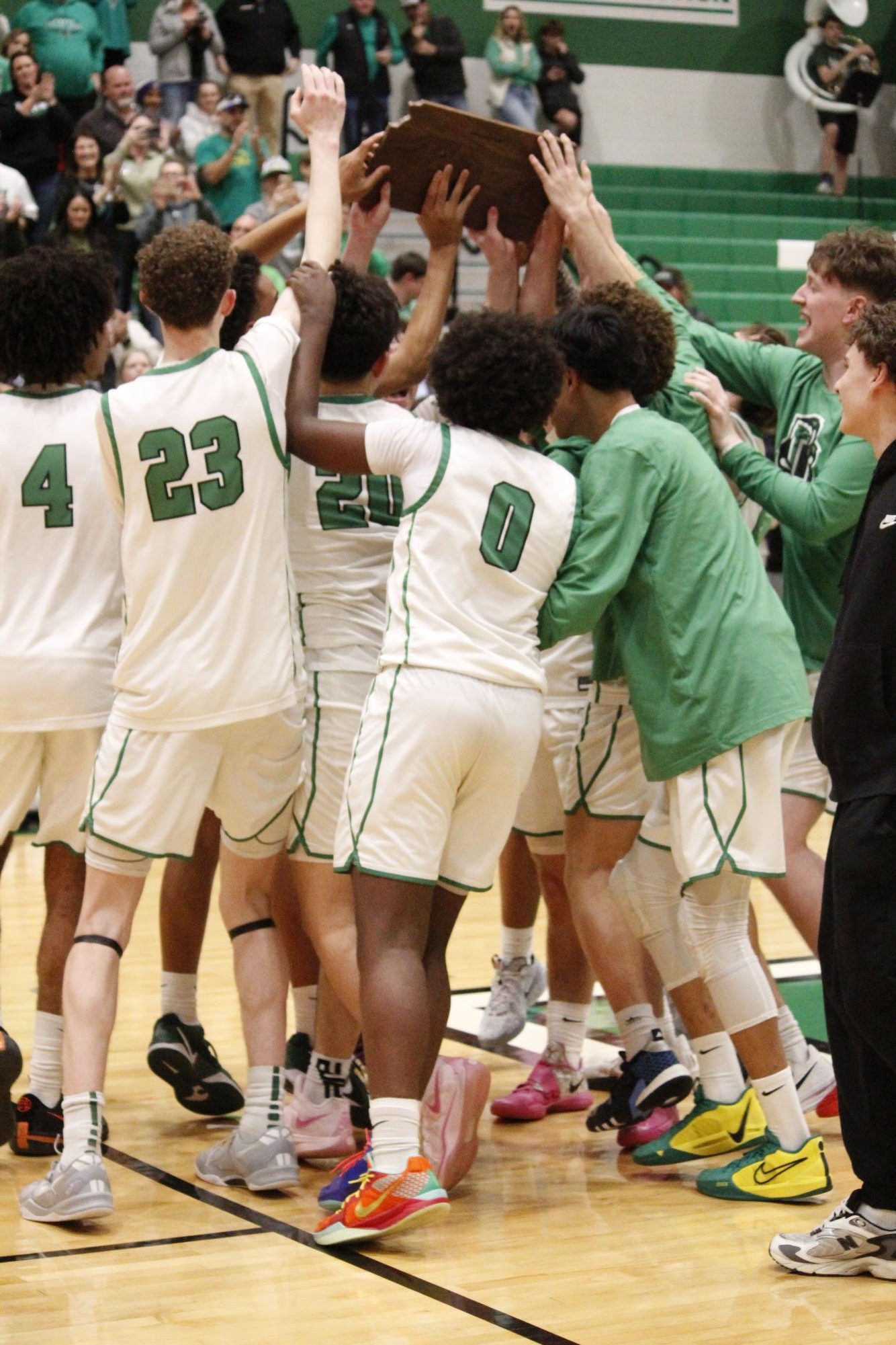 Boys varsity basketball substate vs. Free State (Photos by Persephone Ivy)