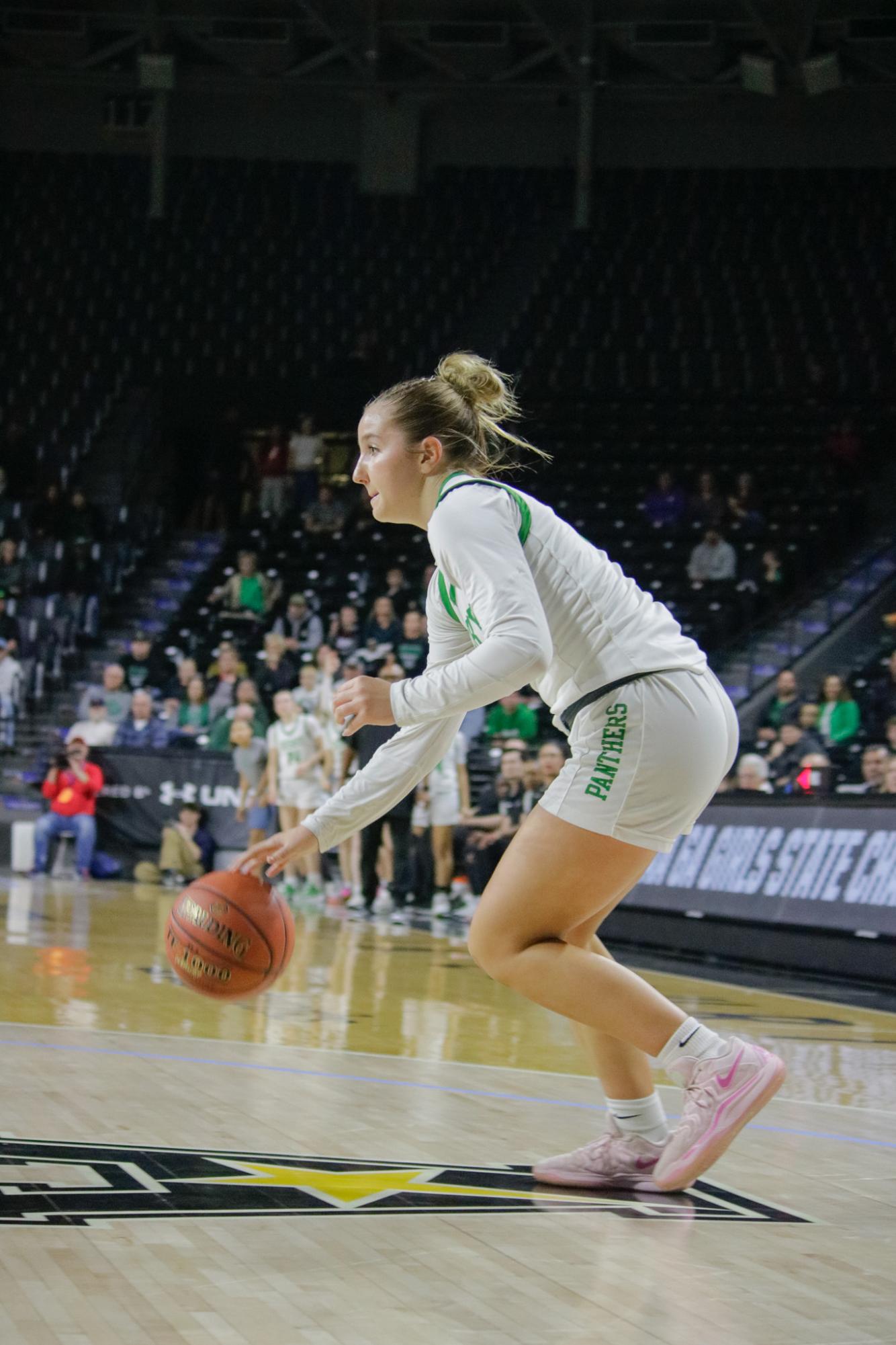 Girls state basketball vs. Blue Valley North (Photos by Persephone Ivy)