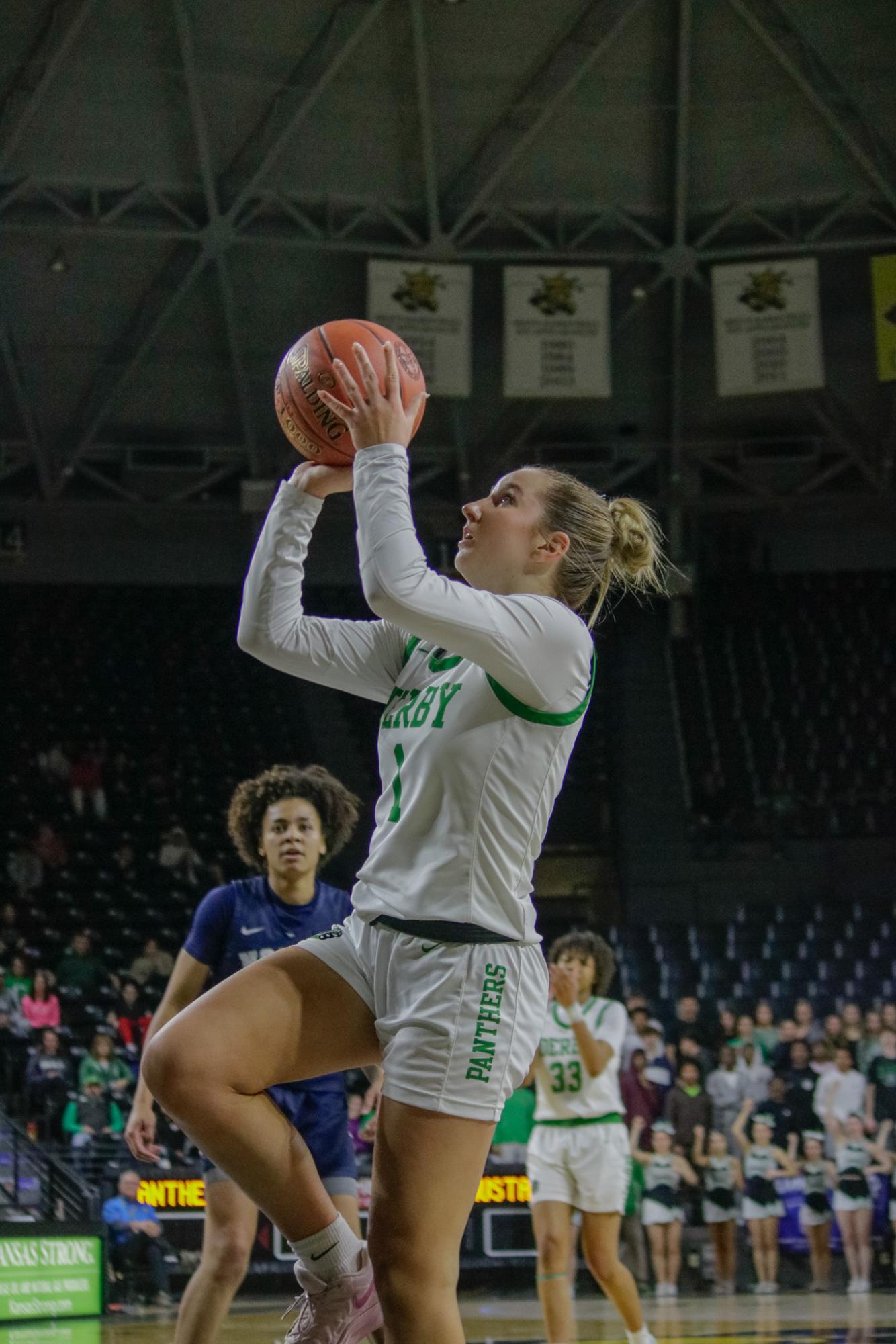 Girls state basketball vs. Blue Valley North (Photos by Persephone Ivy)