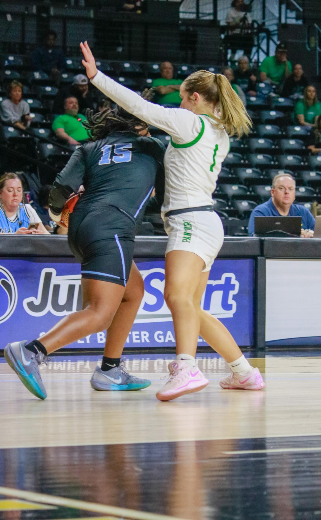 Girls state basketball vs. Wichita East (Photos by Persephone Ivy)