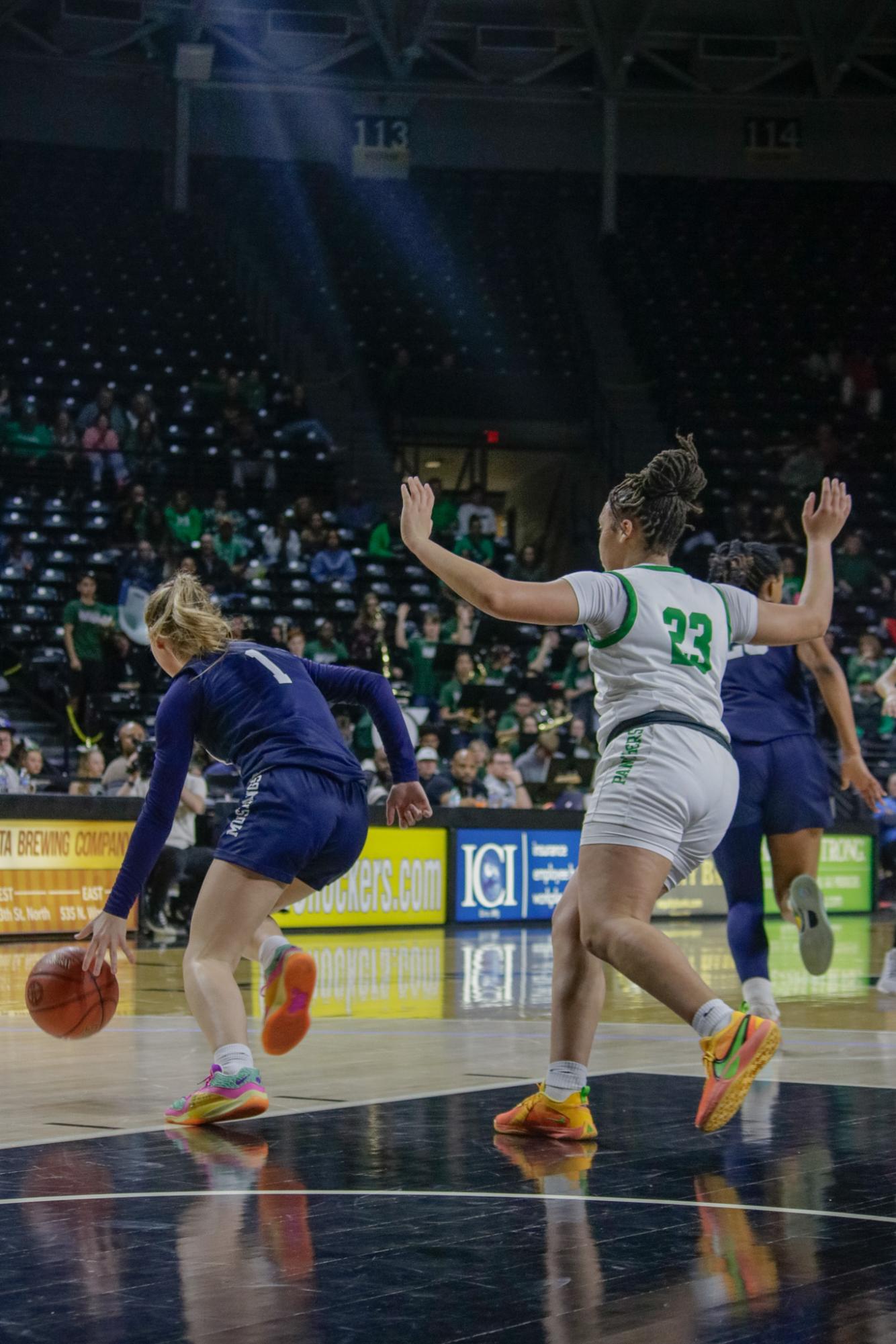 Girls state basketball vs. Blue Valley North (Photos by Persephone Ivy)