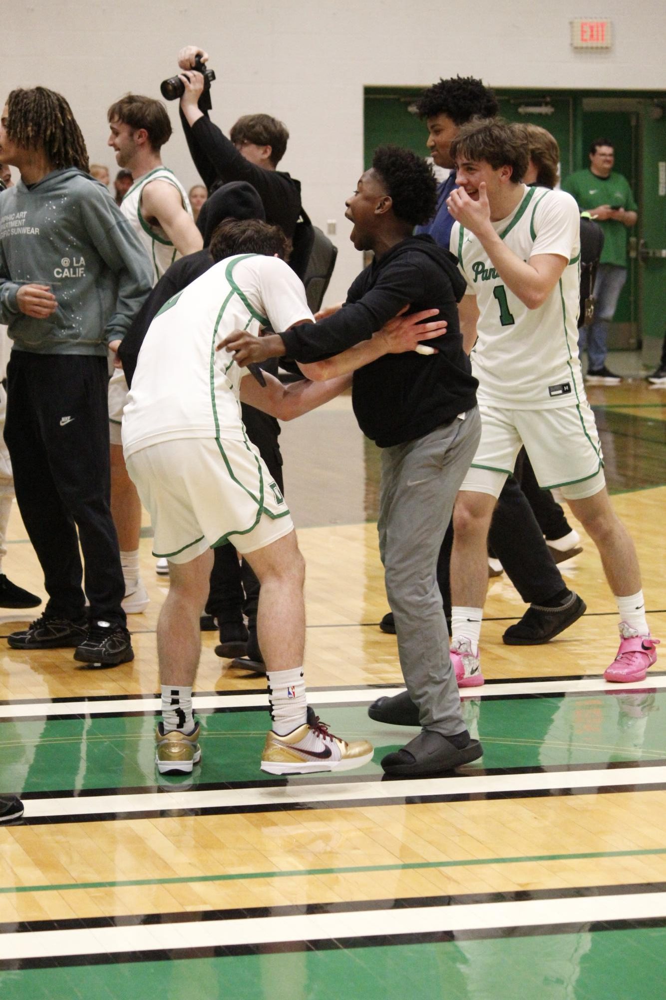 Boys varsity basketball substate vs. Free State (Photos by Persephone Ivy)