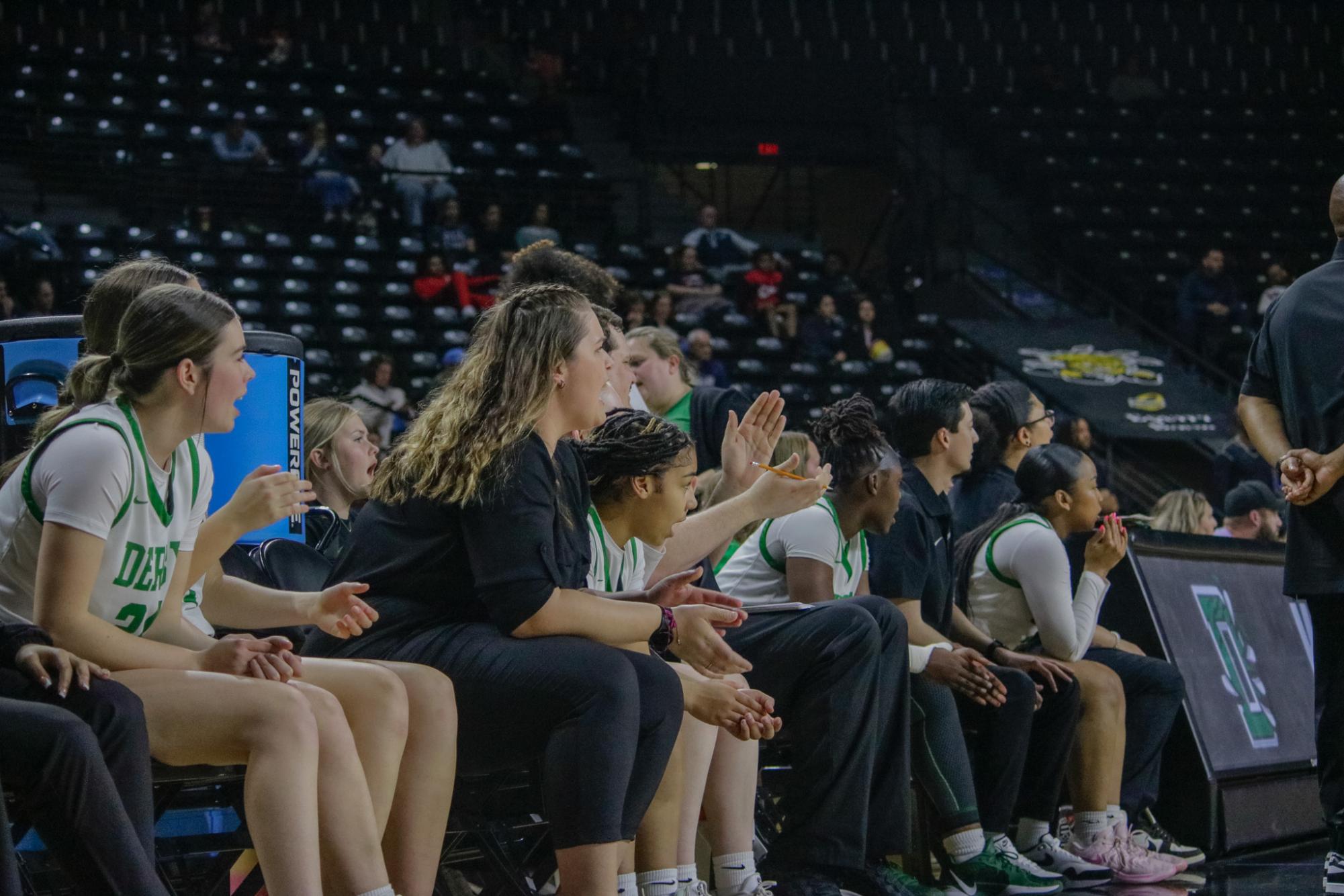 Girls state basketball vs. Blue Valley North (Photos by Persephone Ivy)