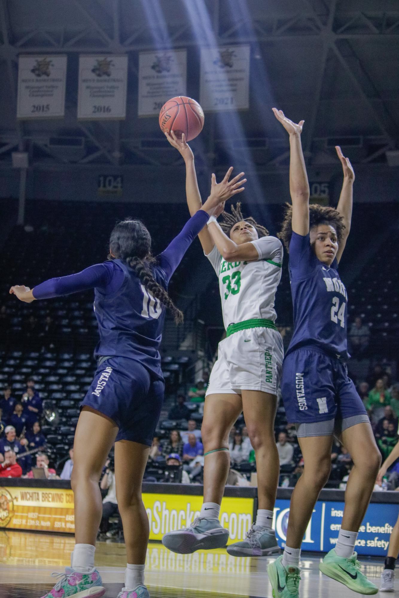 Girls state basketball vs. Blue Valley North (Photos by Persephone Ivy)