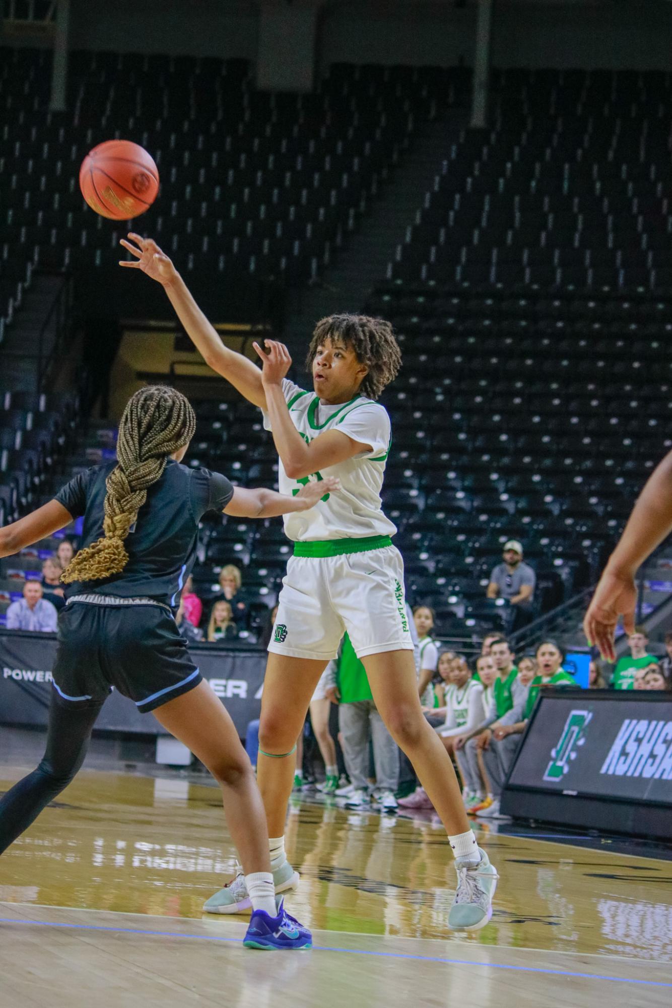 Girls state basketball vs. Wichita East (Photos by Persephone Ivy)