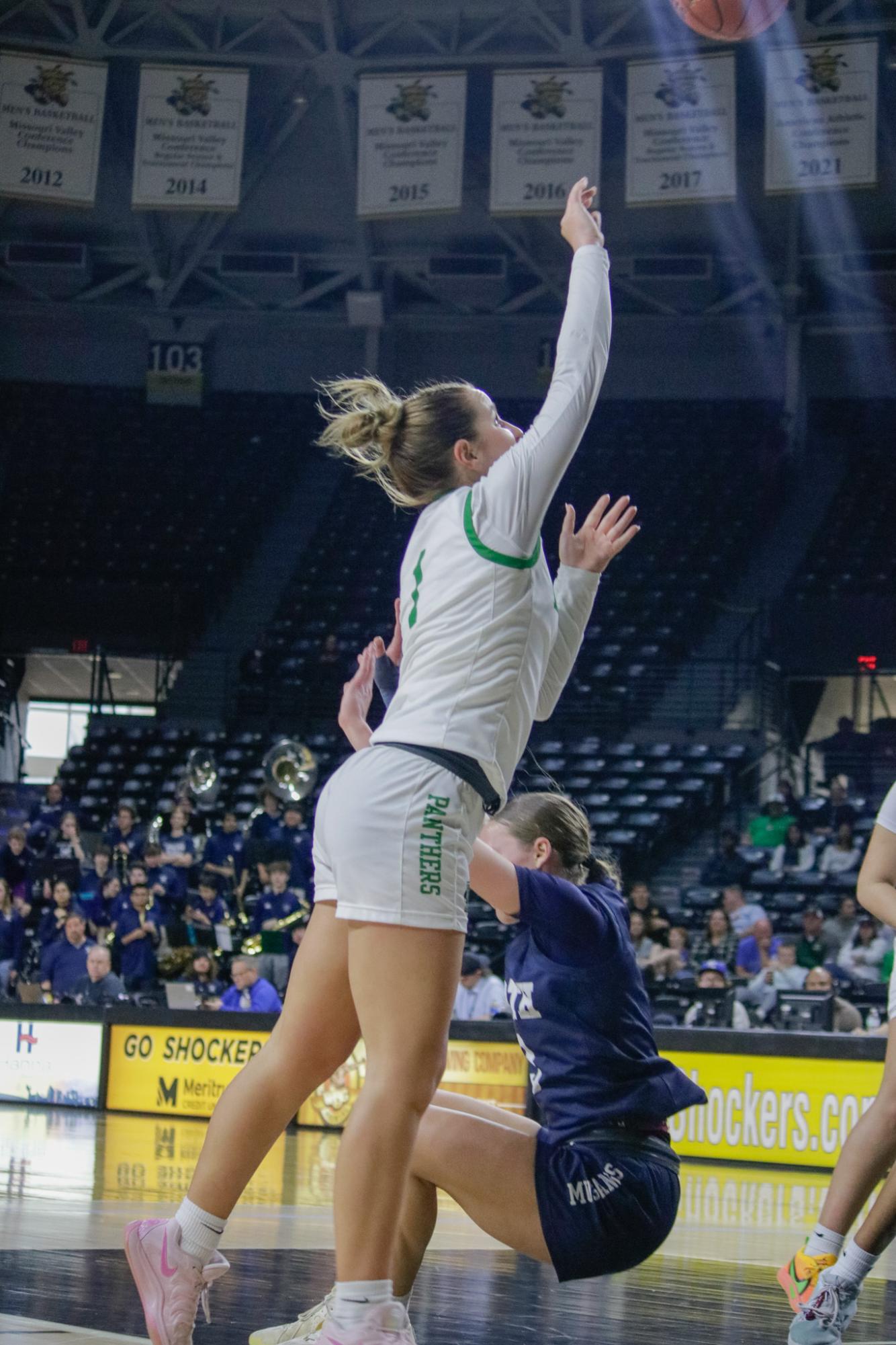 Girls state basketball vs. Blue Valley North (Photos by Persephone Ivy)