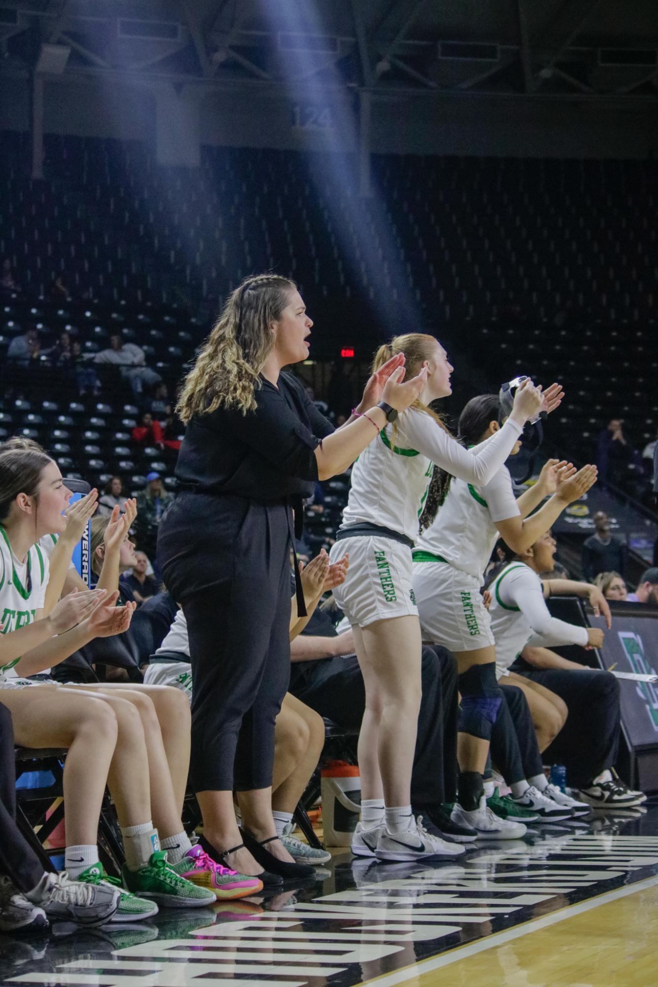 Girls state basketball vs. Blue Valley North (Photos by Persephone Ivy)