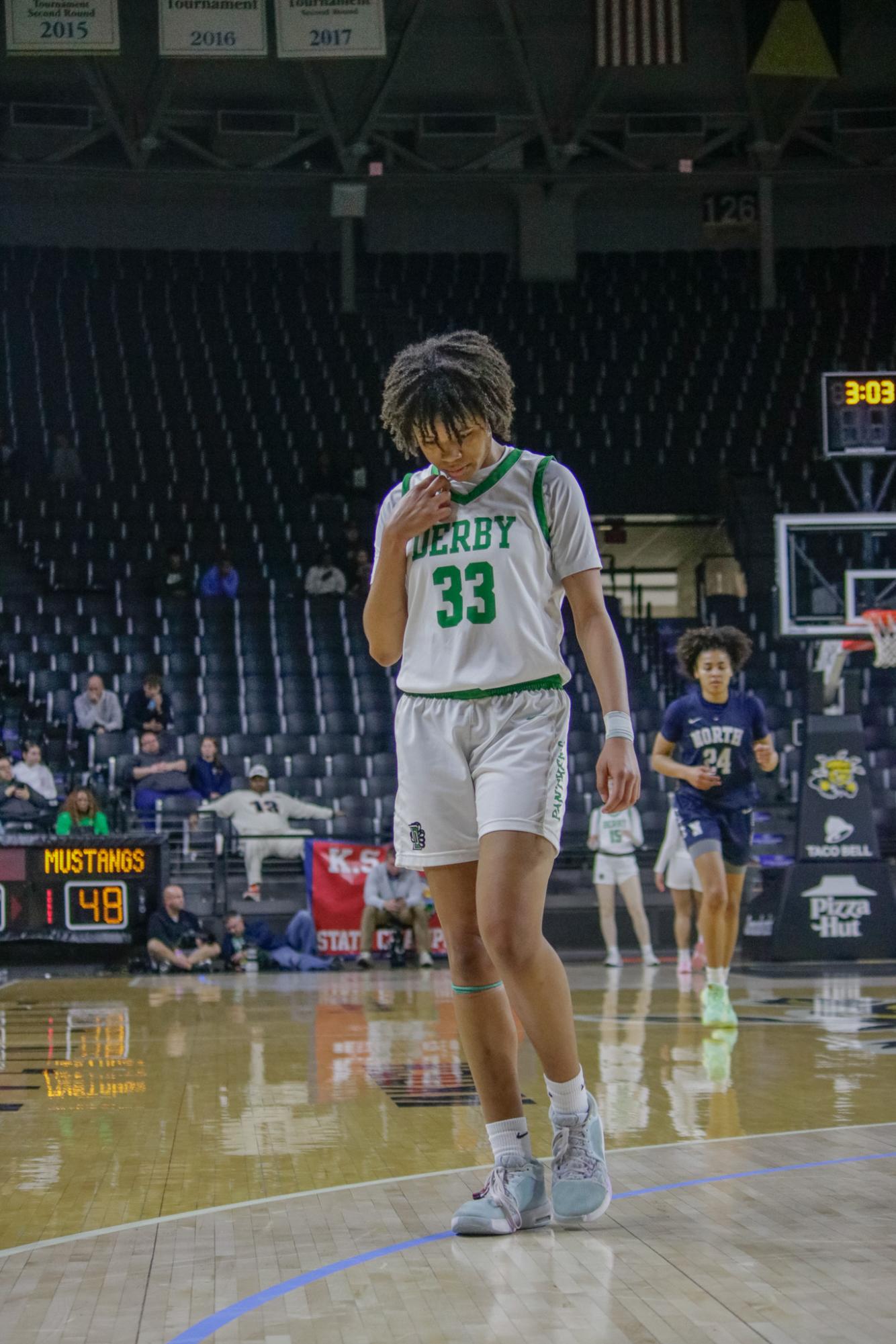 Girls state basketball vs. Blue Valley North (Photos by Persephone Ivy)