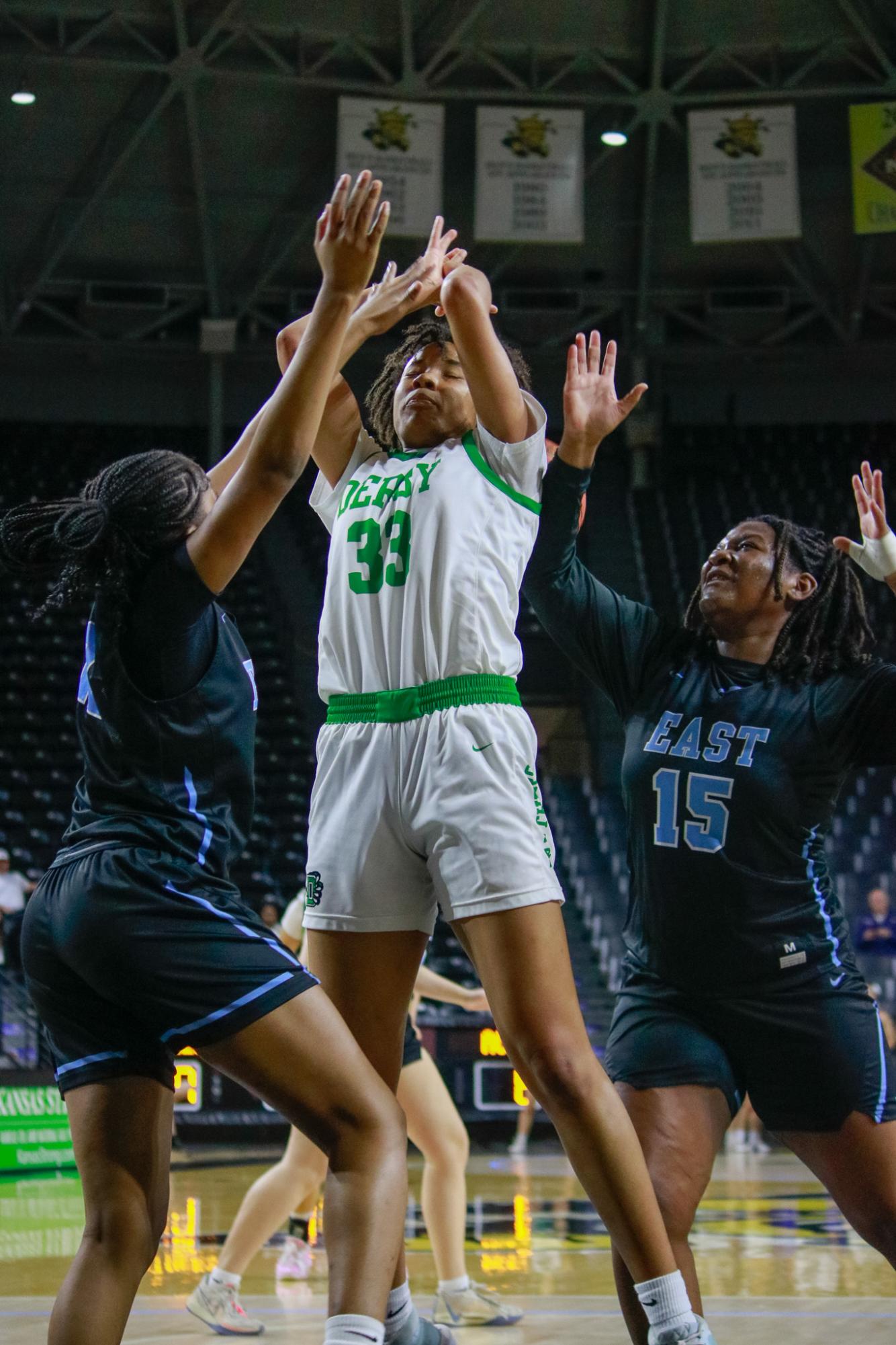 Girls state basketball vs. Wichita East (Photos by Persephone Ivy)