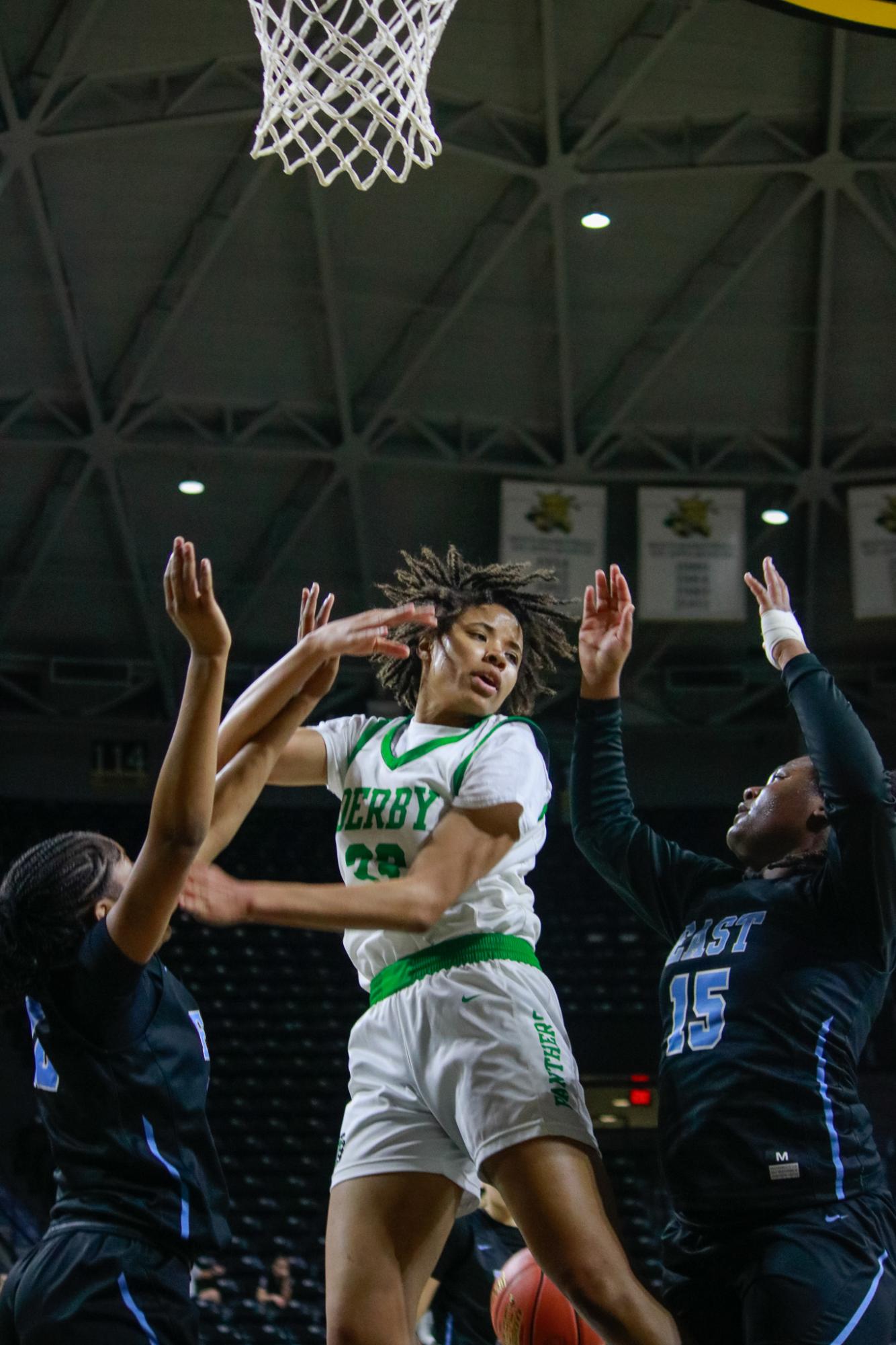 Girls state basketball vs. Wichita East (Photos by Persephone Ivy)