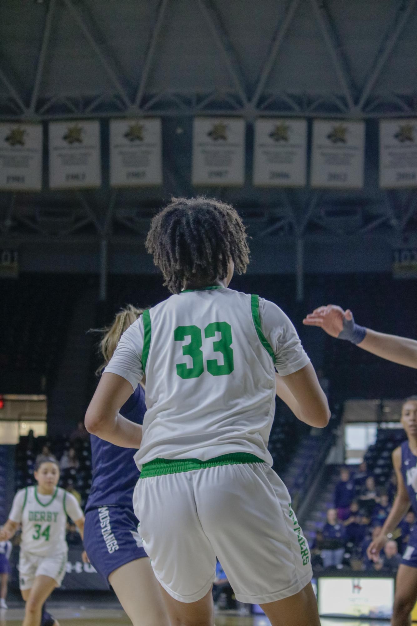 Girls state basketball vs. Blue Valley North (Photos by Persephone Ivy)