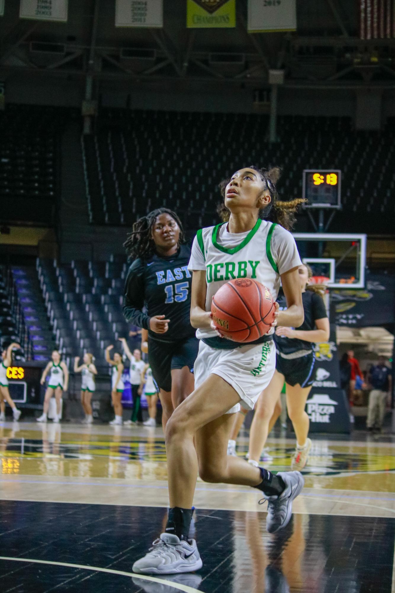 Girls state basketball vs. Wichita East (Photos by Persephone Ivy)