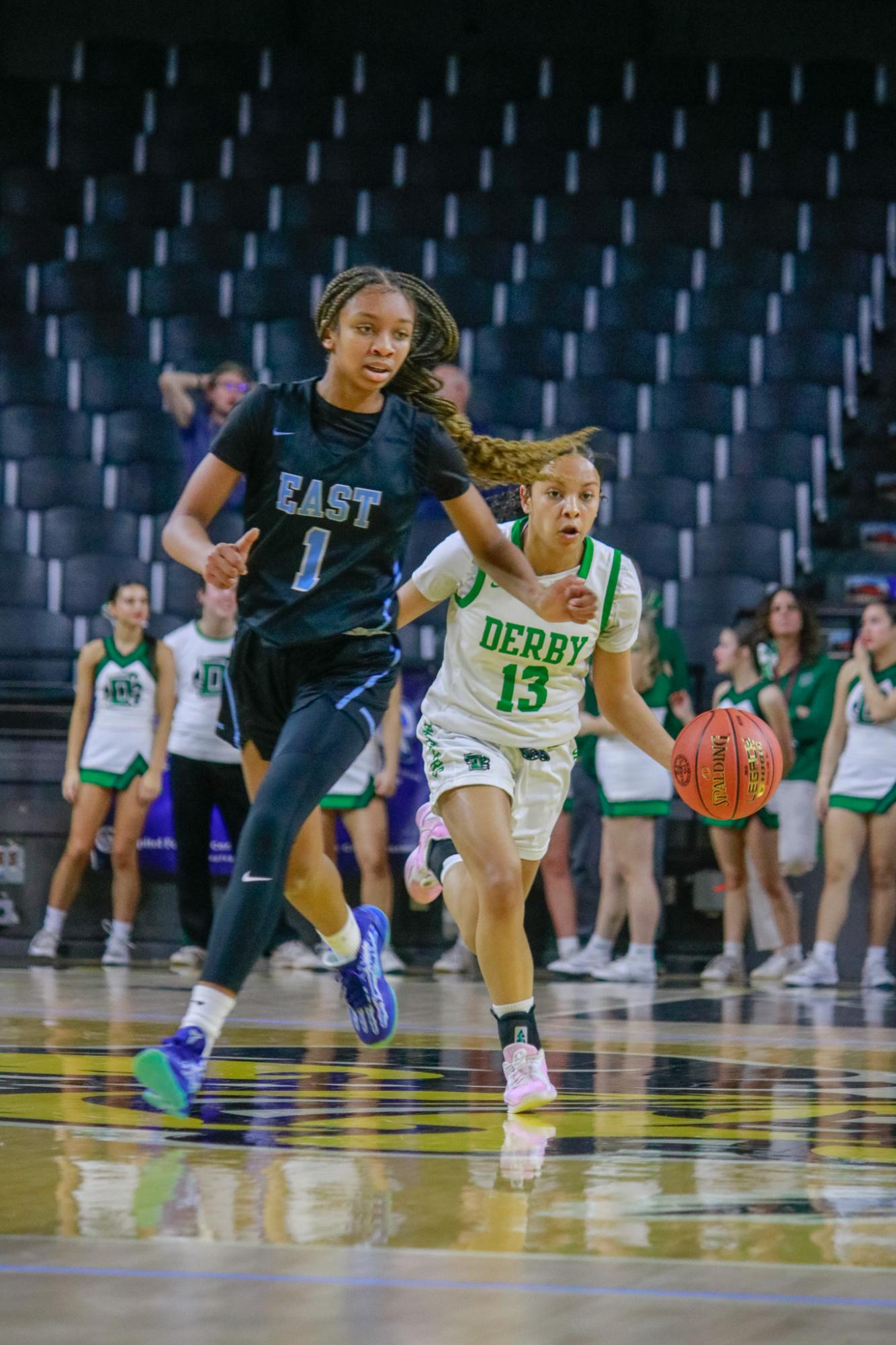 Girls state basketball vs. Wichita East (Photos by Persephone Ivy)