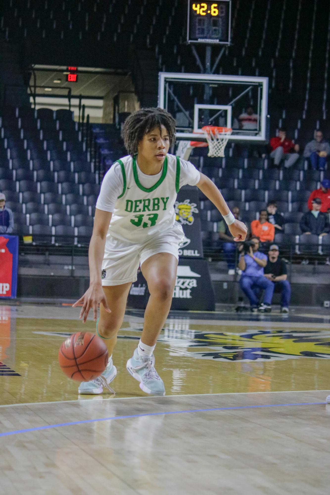 Girls state basketball vs. Blue Valley North (Photos by Persephone Ivy)