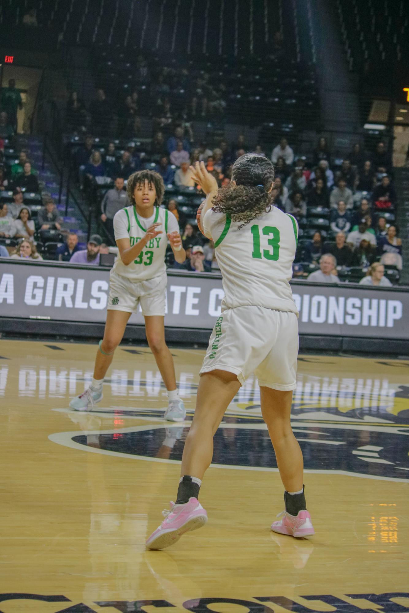 Girls state basketball vs. Blue Valley North (Photos by Persephone Ivy)