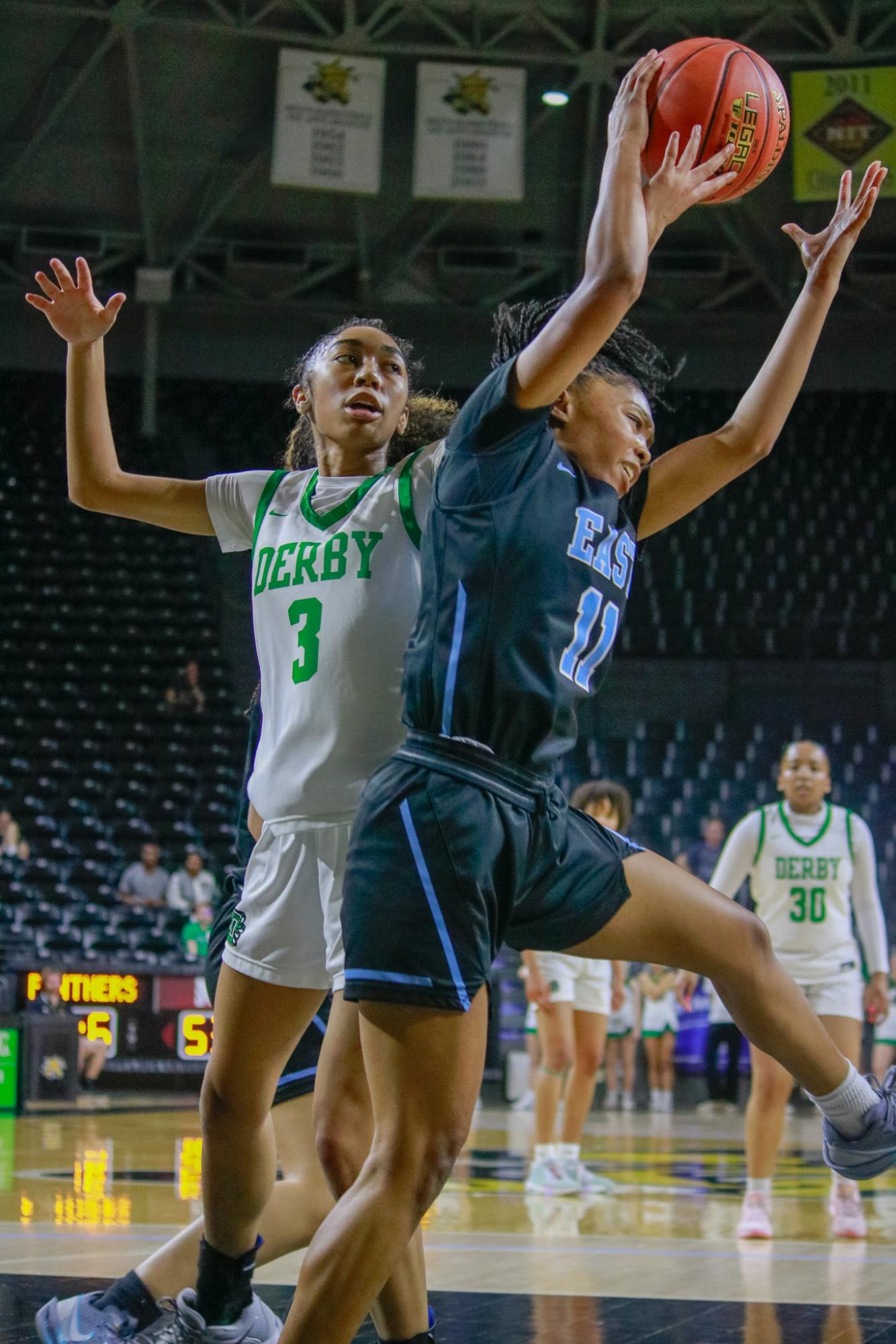 Girls state basketball vs. Wichita East (Photos by Persephone Ivy)