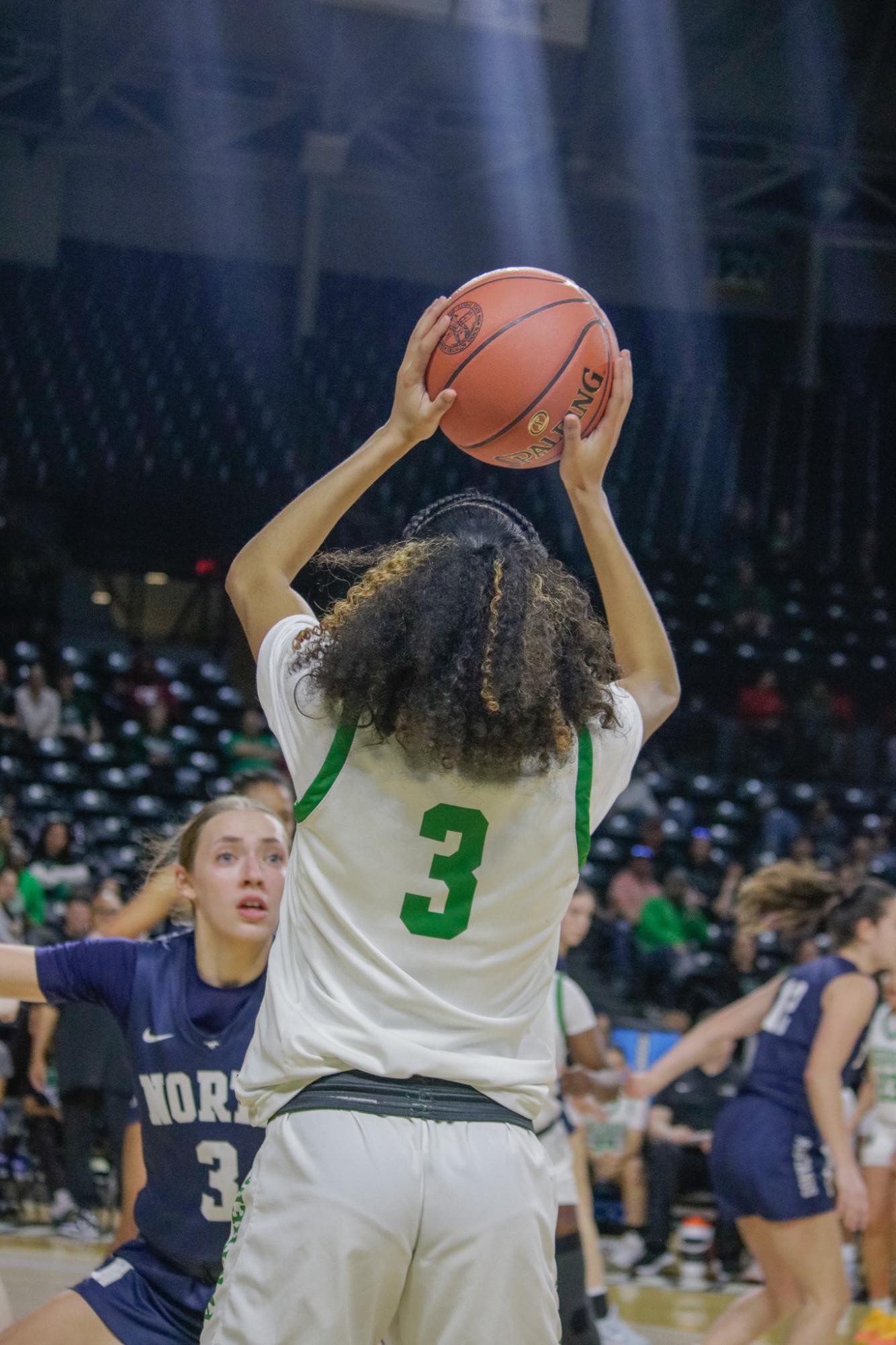 Girls state basketball vs. Blue Valley North (Photos by Persephone Ivy)