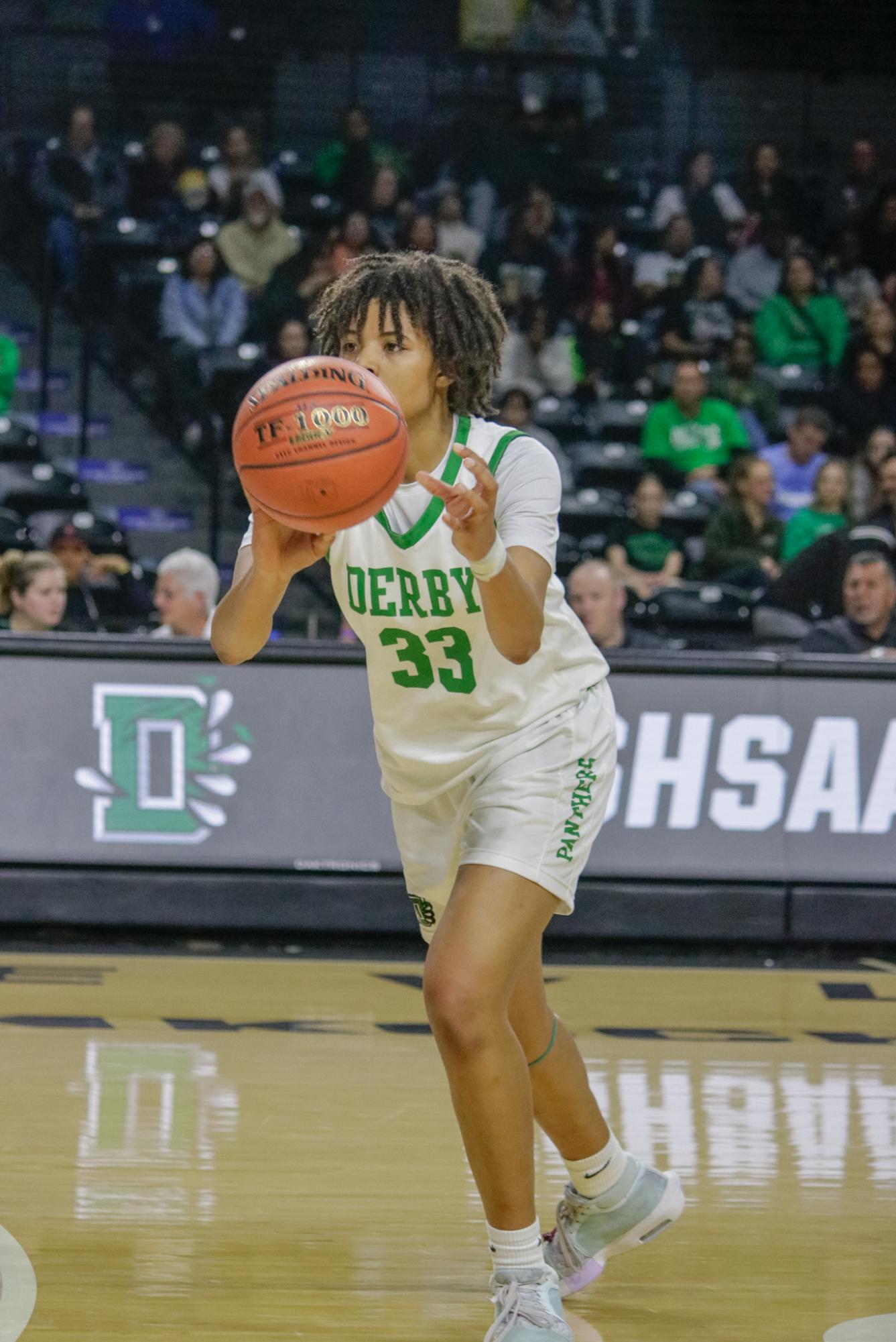 Girls state basketball vs. Blue Valley North (Photos by Persephone Ivy)