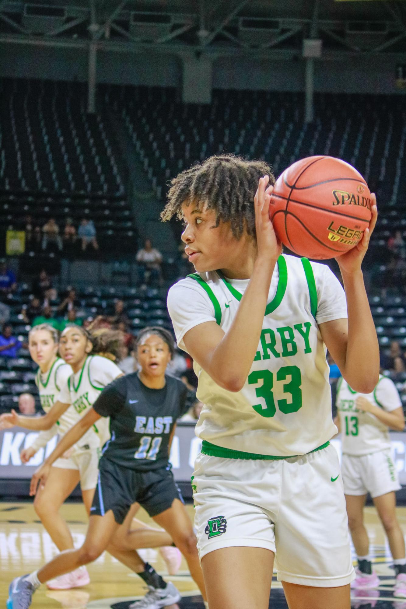 Girls state basketball vs. Wichita East (Photos by Persephone Ivy)