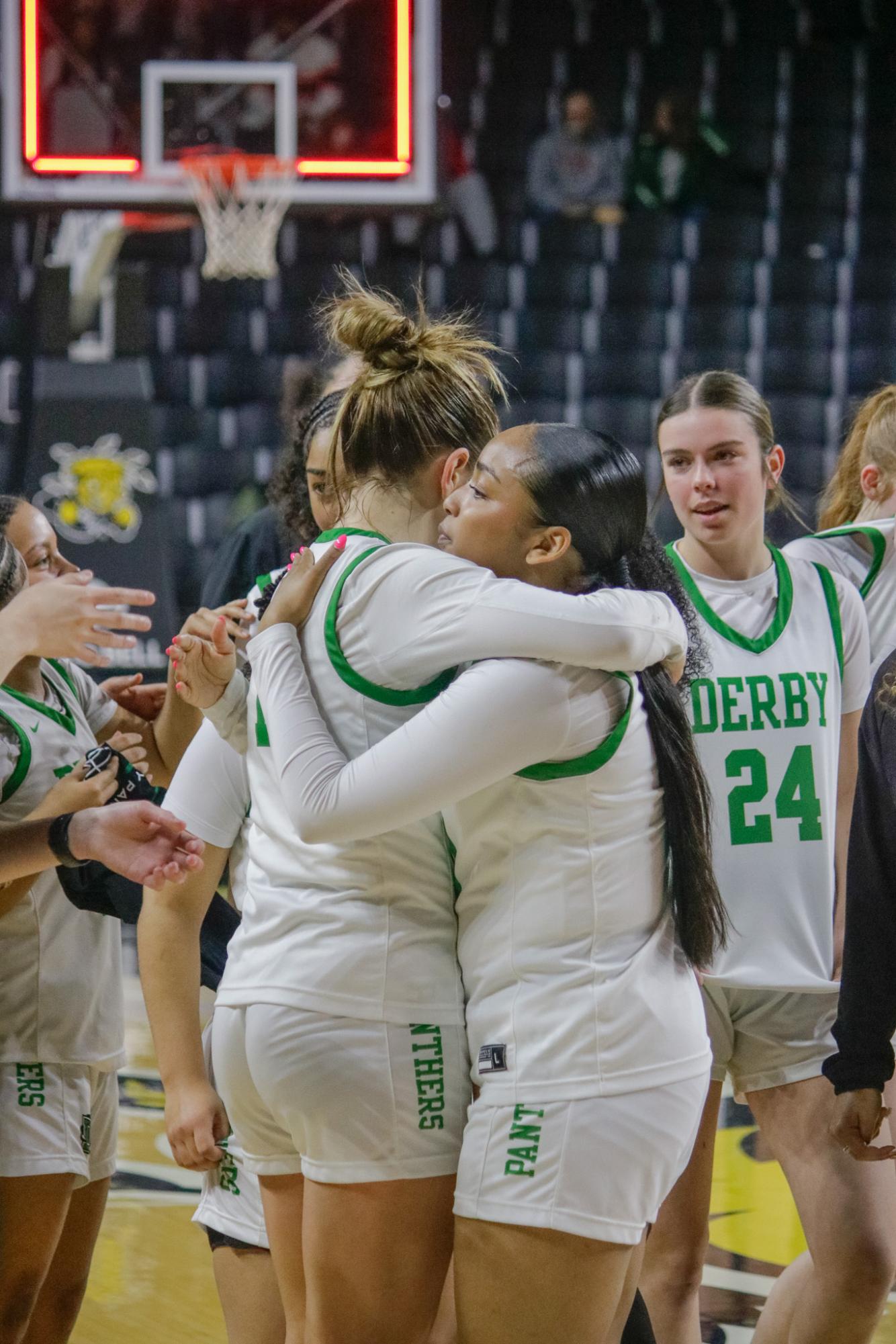 Girls state basketball vs. Blue Valley North (Photos by Persephone Ivy)