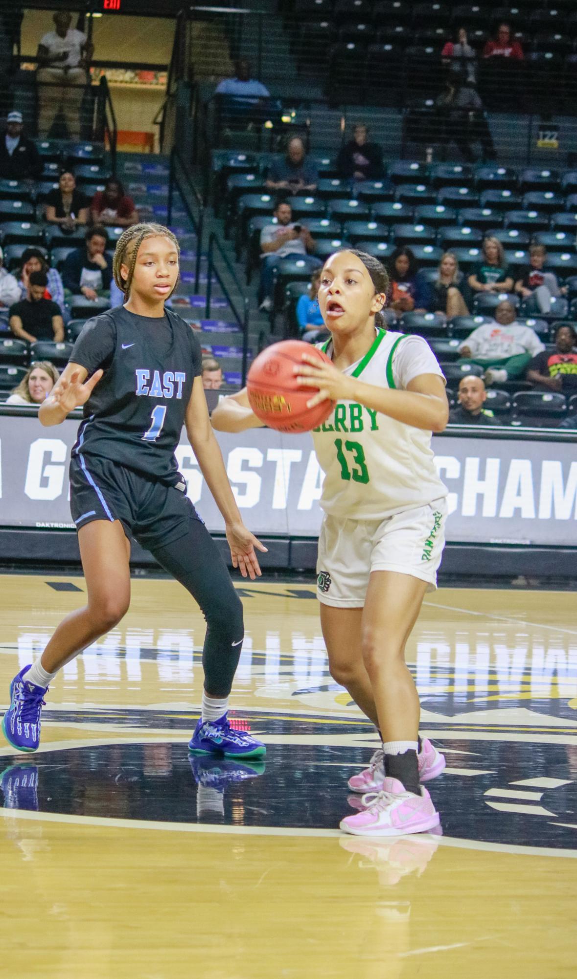 Girls state basketball vs. Wichita East (Photos by Persephone Ivy)