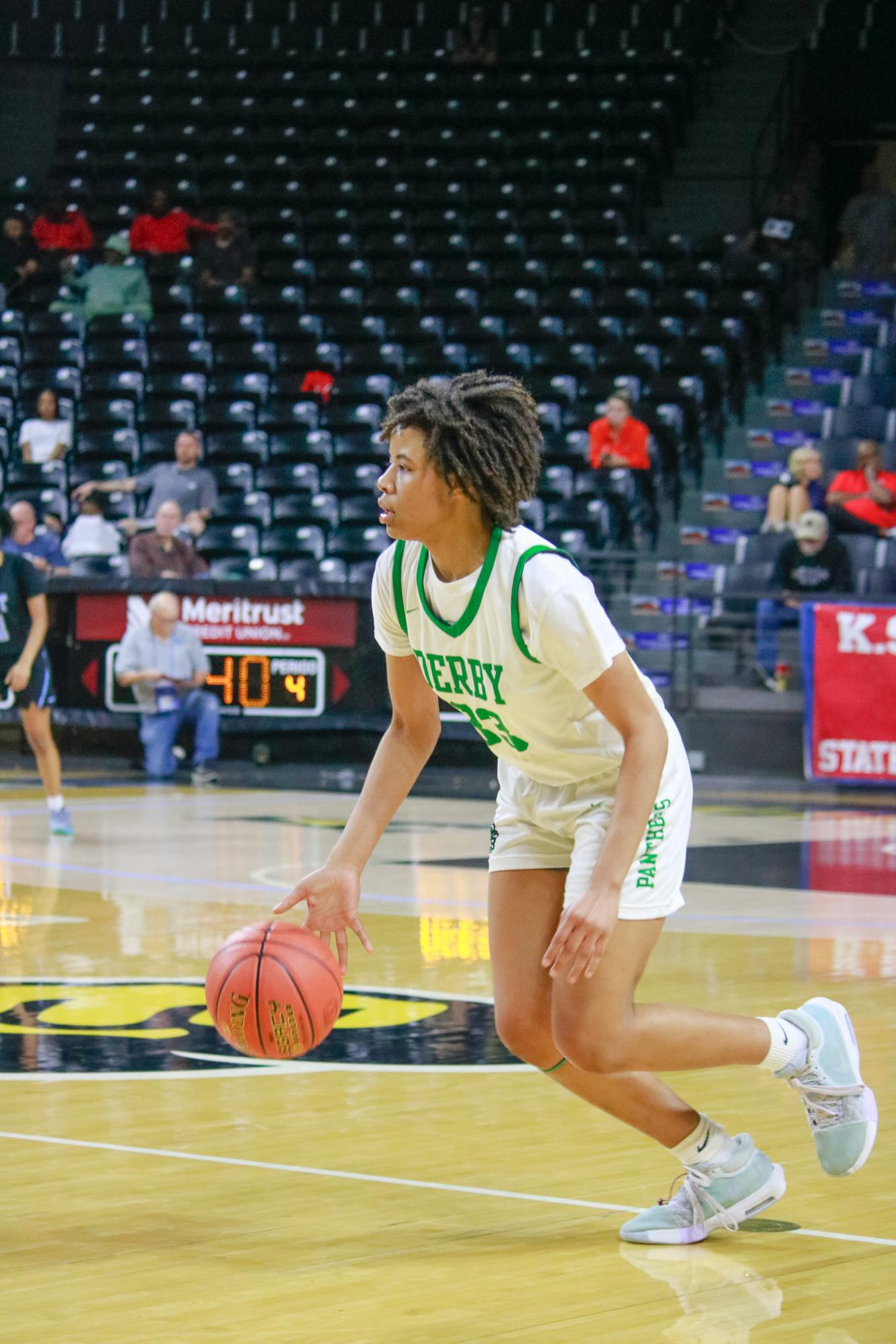 Girls state basketball vs. Wichita East (Photos by Persephone Ivy)