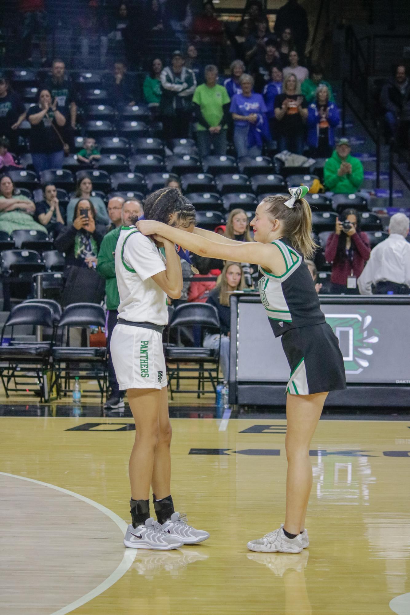 Girls state basketball vs. Blue Valley North (Photos by Persephone Ivy)