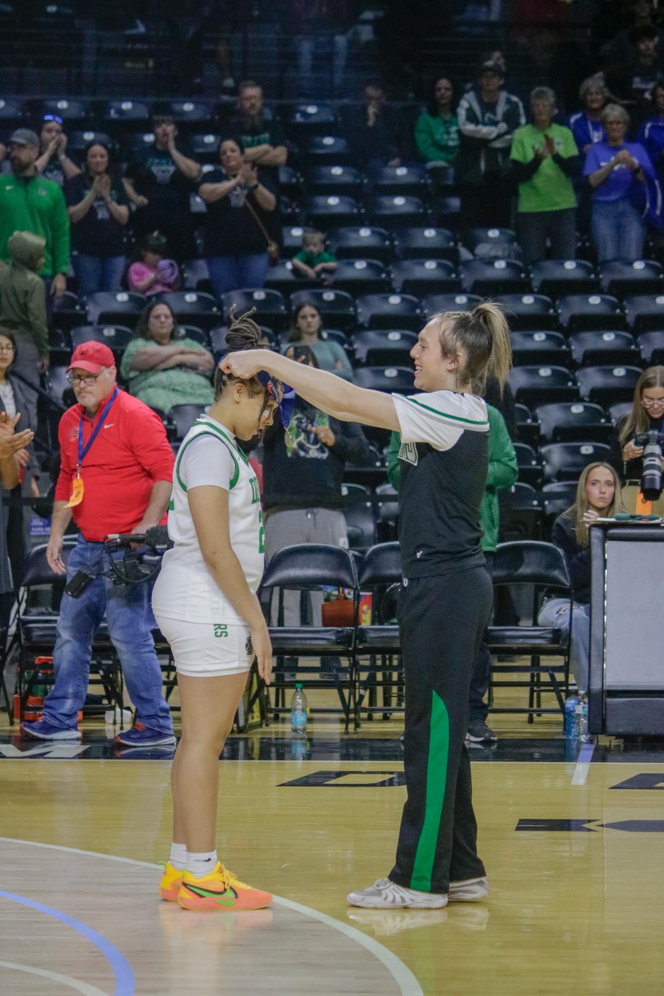 Girls state basketball vs. Blue Valley North (Photos by Persephone Ivy)