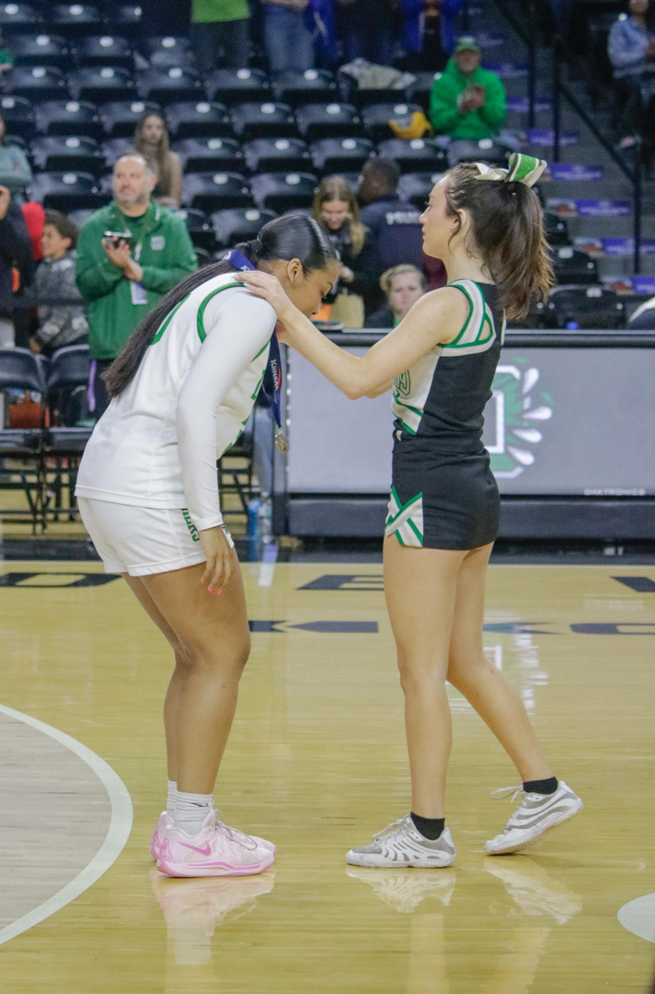 Girls state basketball vs. Blue Valley North (Photos by Persephone Ivy)