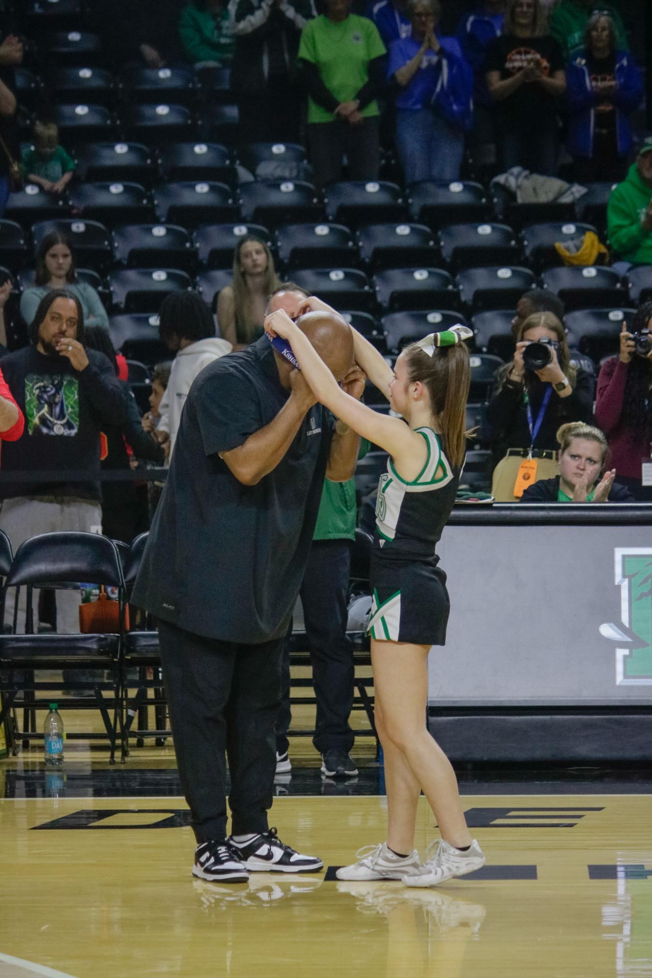 Girls state basketball vs. Blue Valley North (Photos by Persephone Ivy)