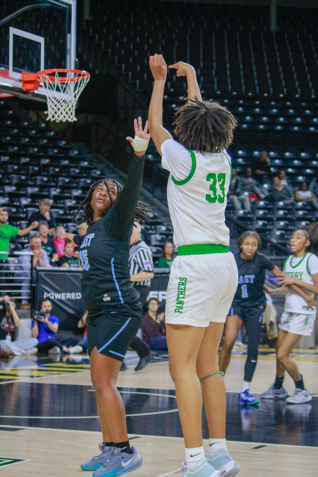 Girls state basketball vs. Wichita East (Photos by Persephone Ivy)