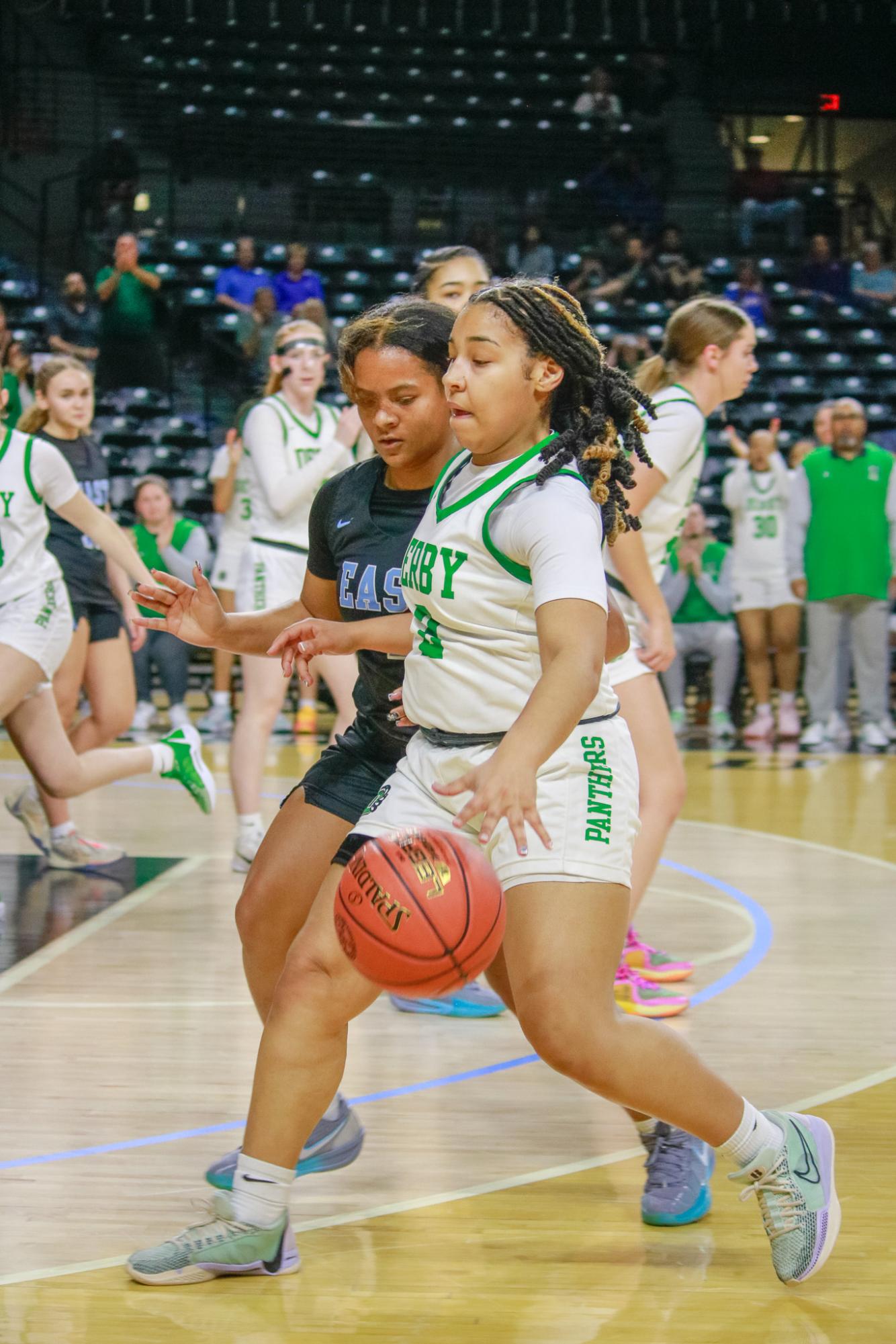 Girls state basketball vs. Wichita East (Photos by Persephone Ivy)