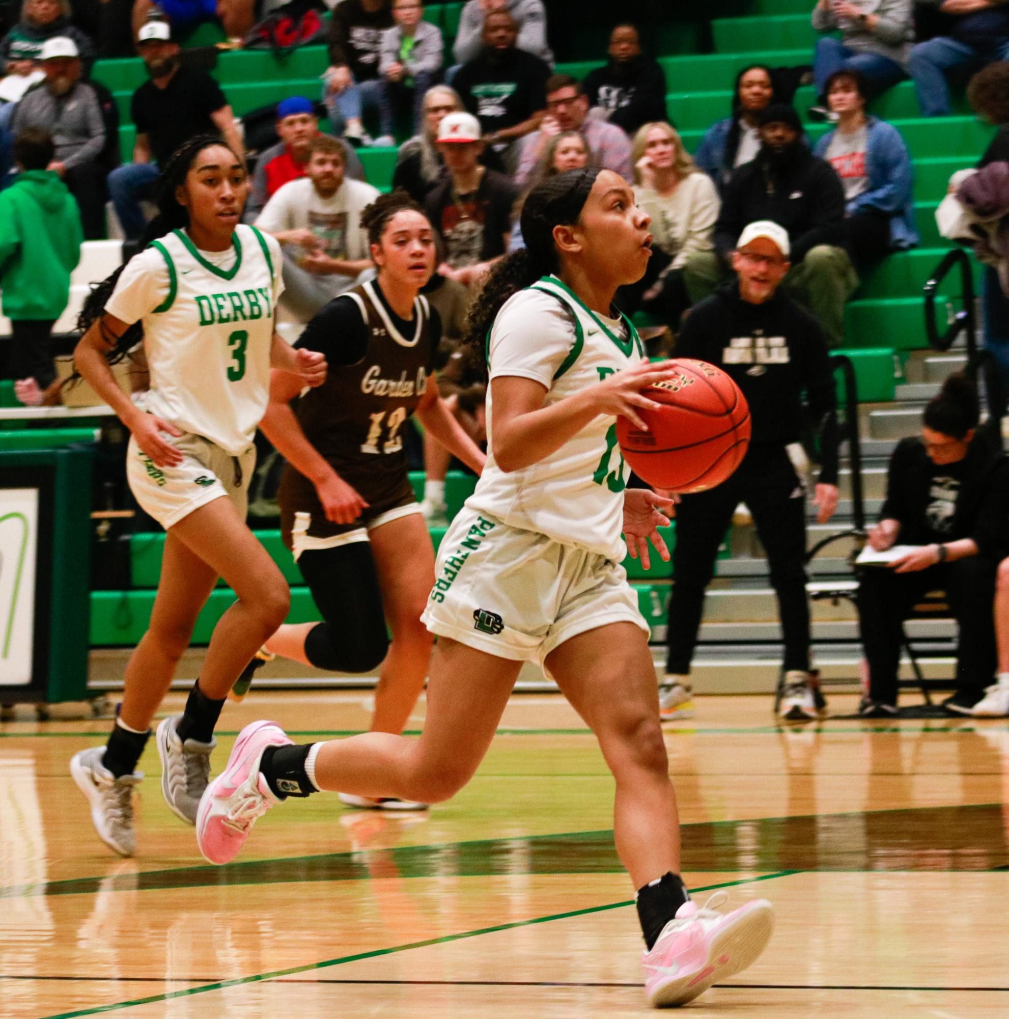 Girls basketball sub-state finals vs. Garden City (Photos by Ava Mbawuike)