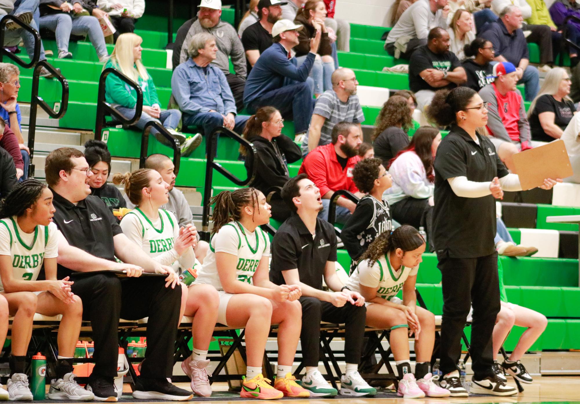 Girls basketball sub-state finals vs. Garden City (Photos by Ava Mbawuike)