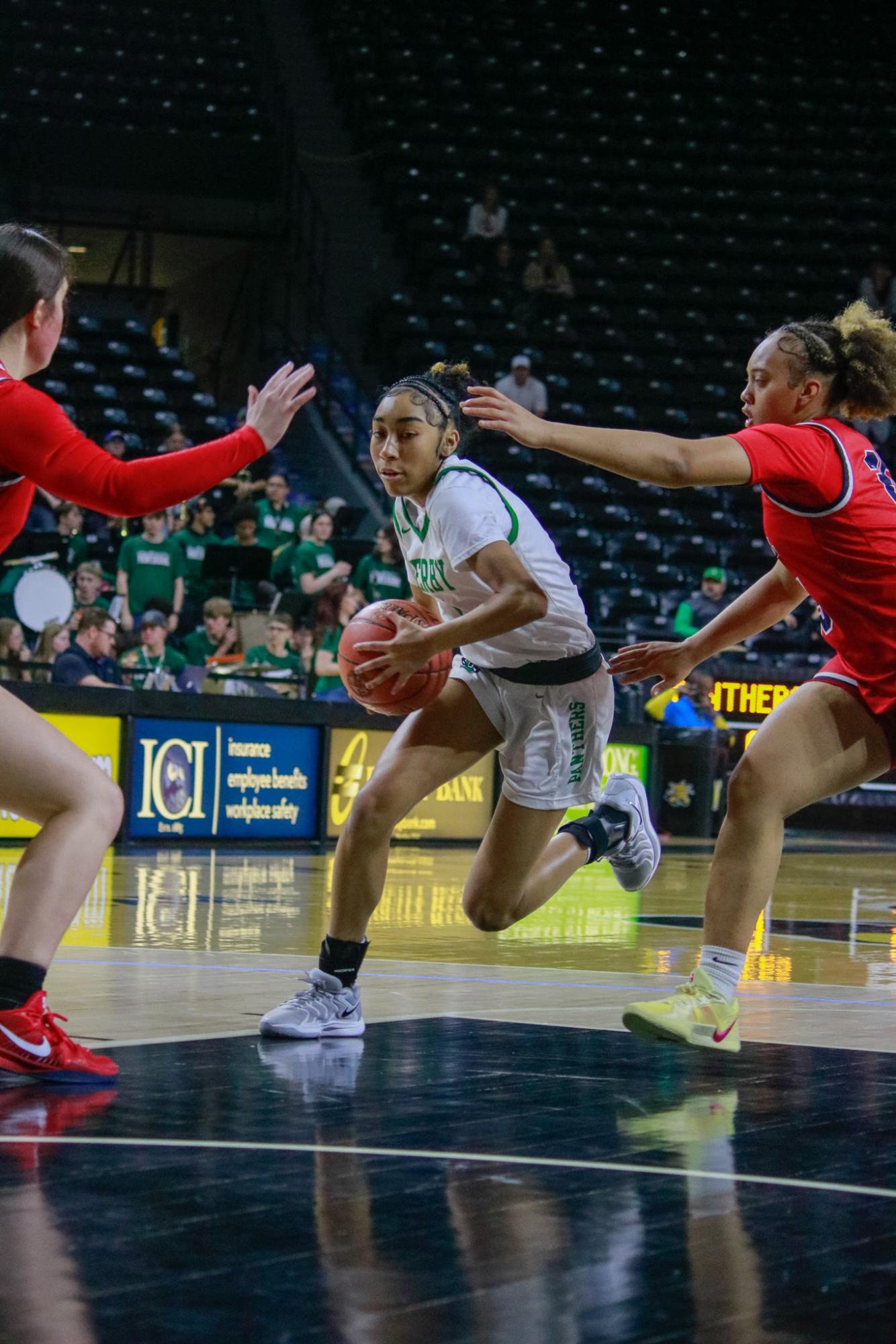 Girls state basketball vs. Olathe North (Photos by Persephone Ivy)