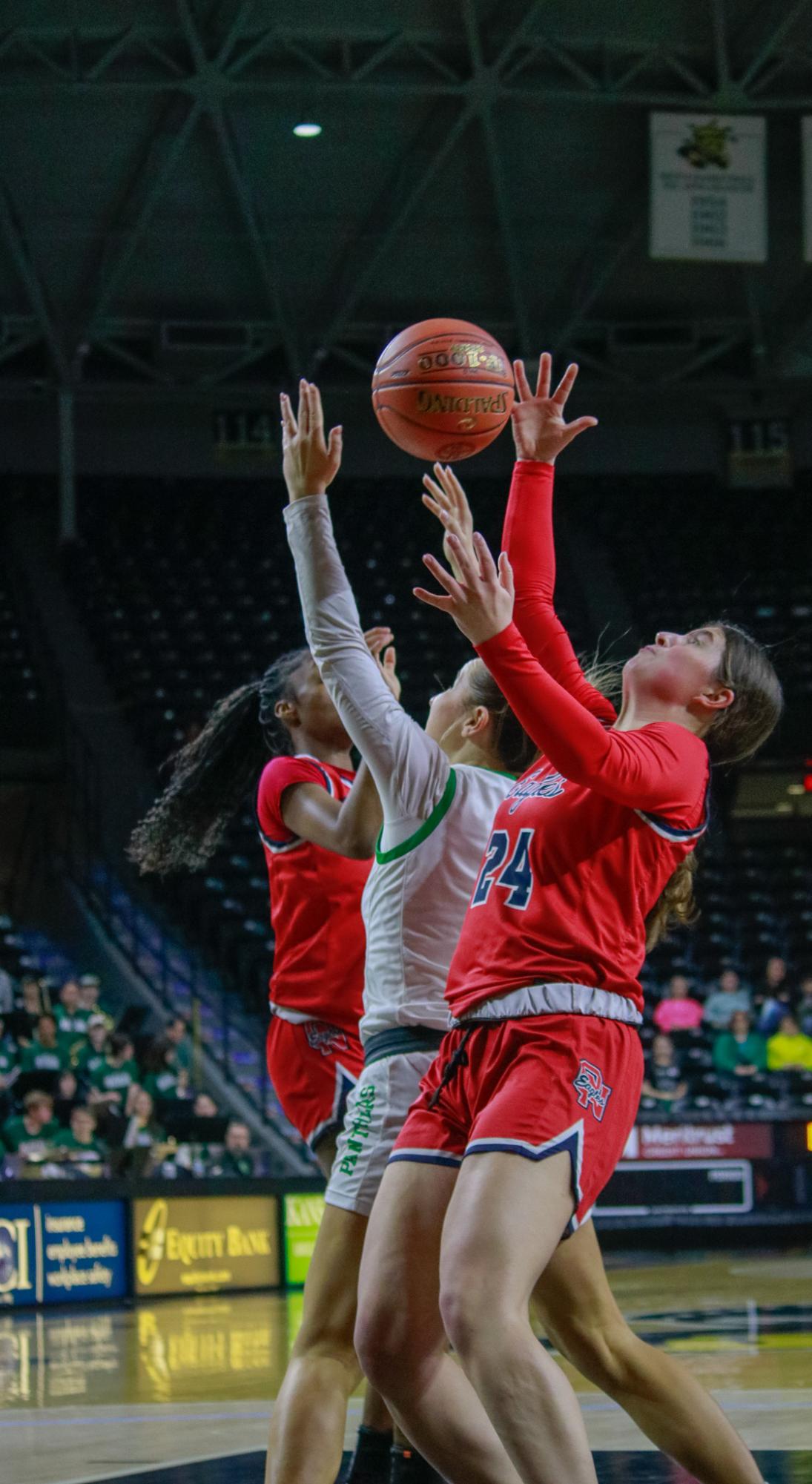 Girls state basketball vs. Olathe North (Photos by Persephone Ivy)