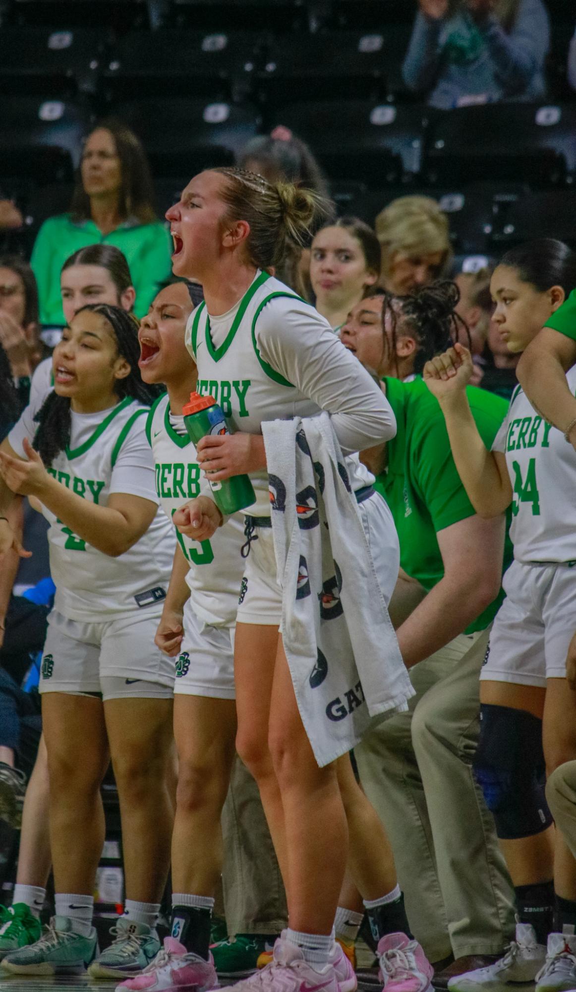 Girls state basketball vs. Olathe North (Photos by Persephone Ivy)