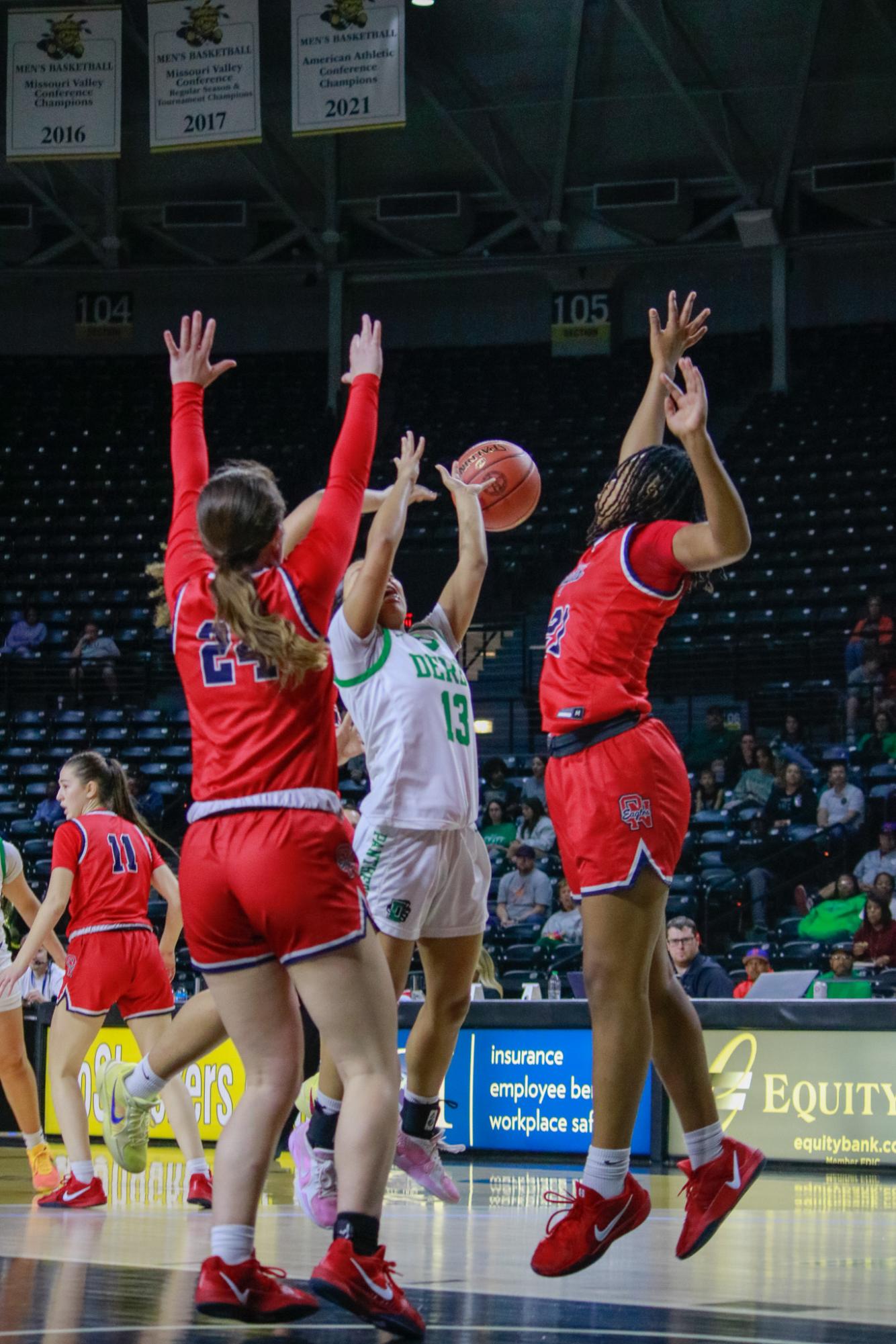 Girls state basketball vs. Olathe North (Photos by Persephone Ivy)