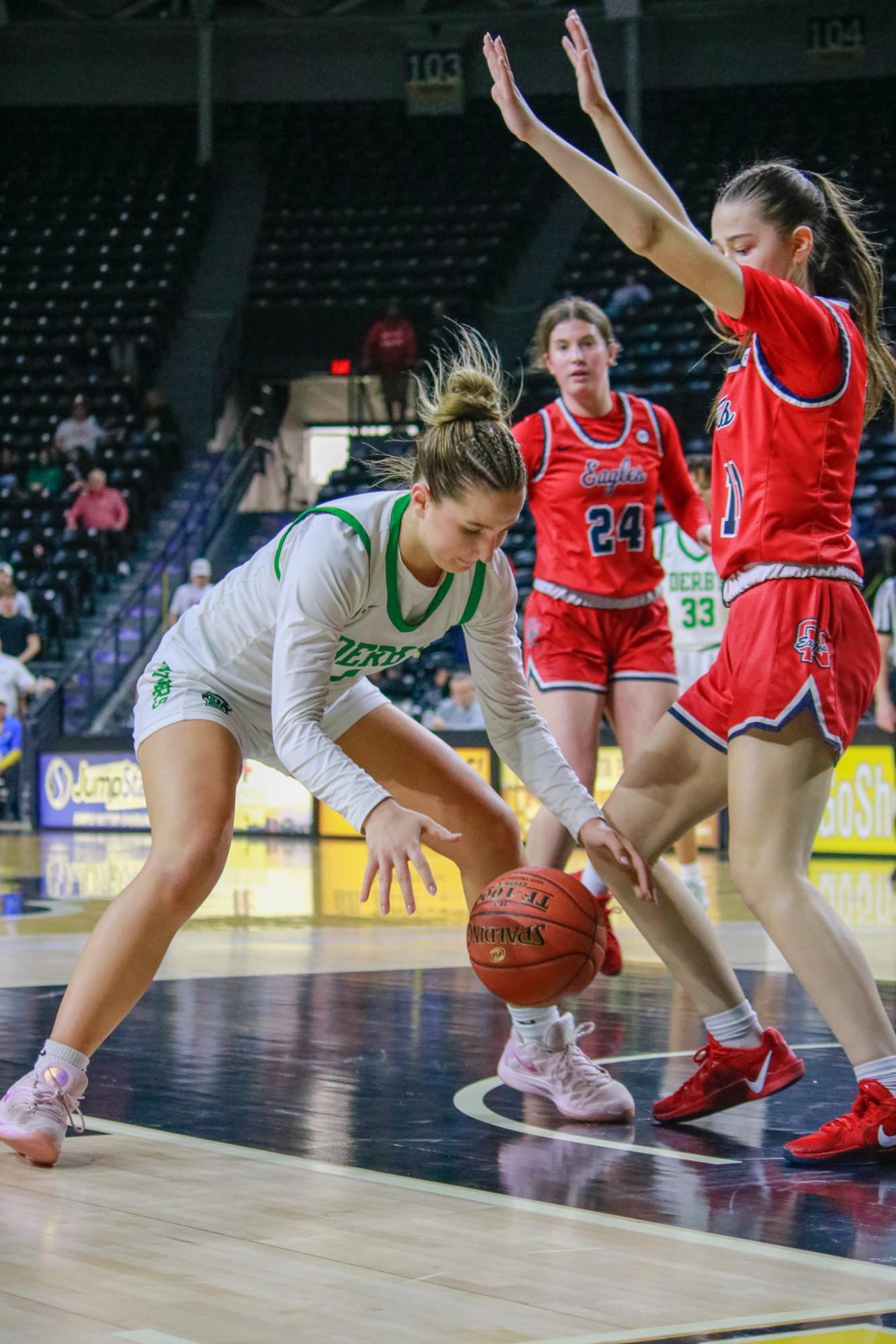 Girls state basketball vs. Olathe North (Photos by Persephone Ivy)