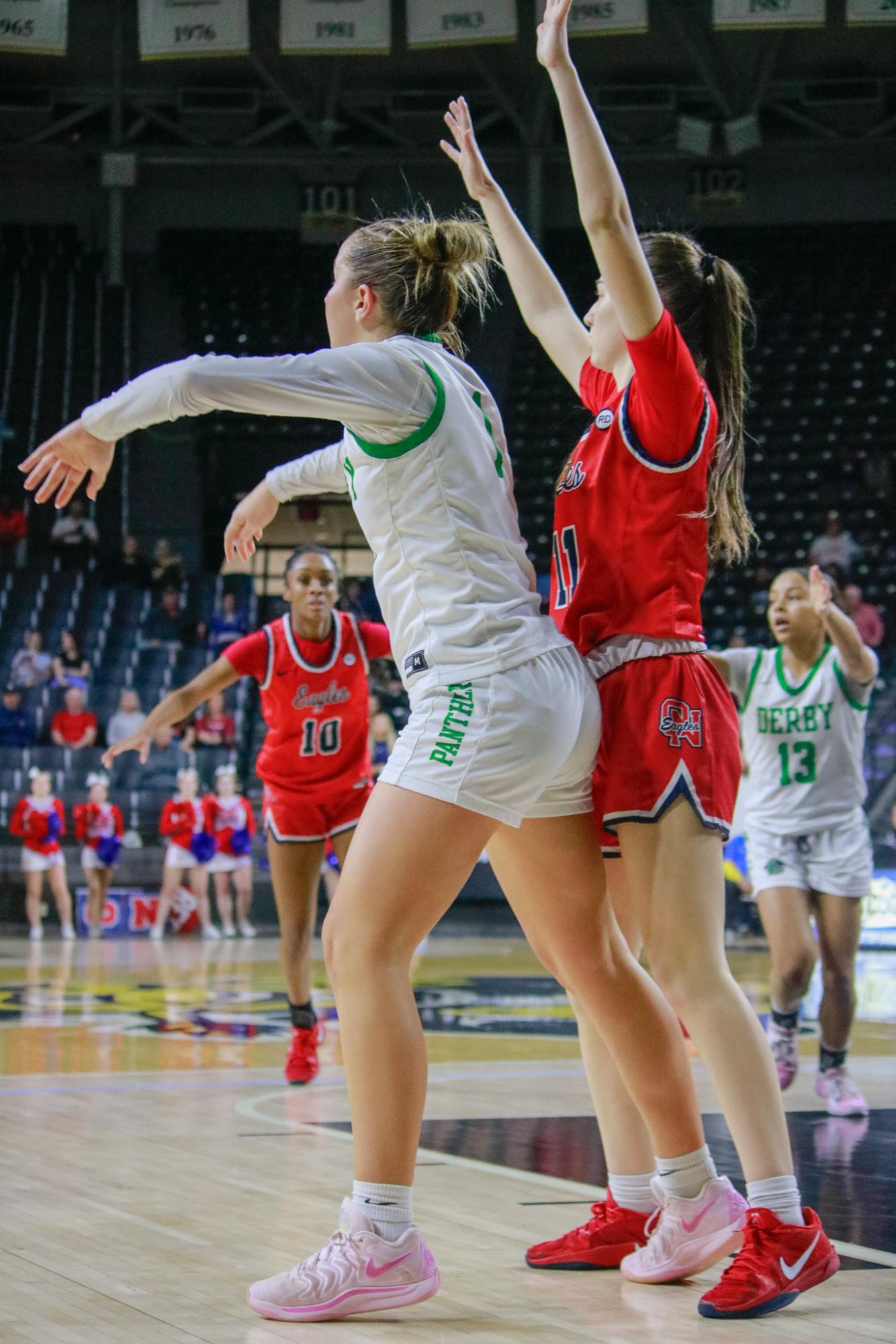 Girls state basketball vs. Olathe North (Photos by Persephone Ivy)