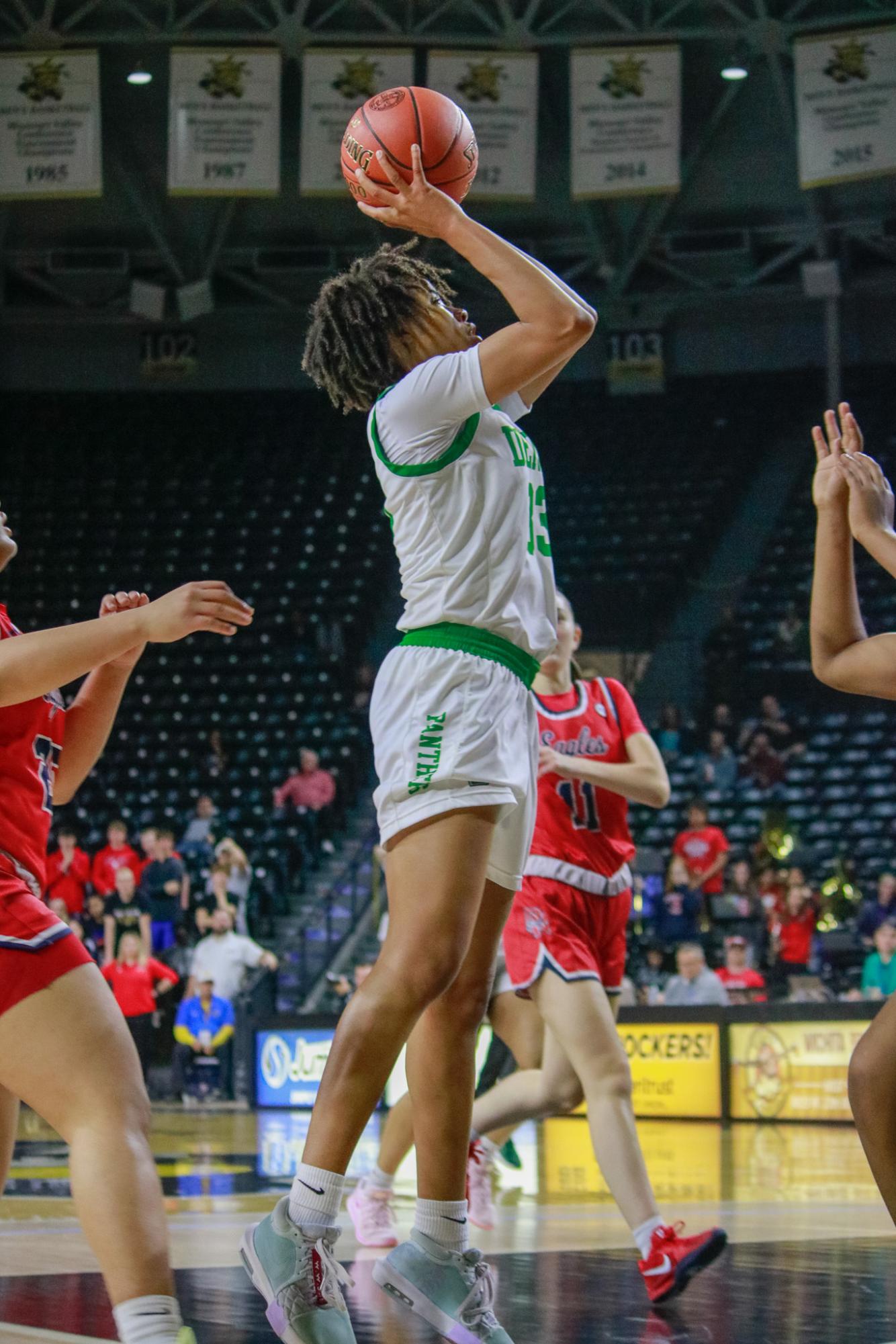 Girls state basketball vs. Olathe North (Photos by Persephone Ivy)