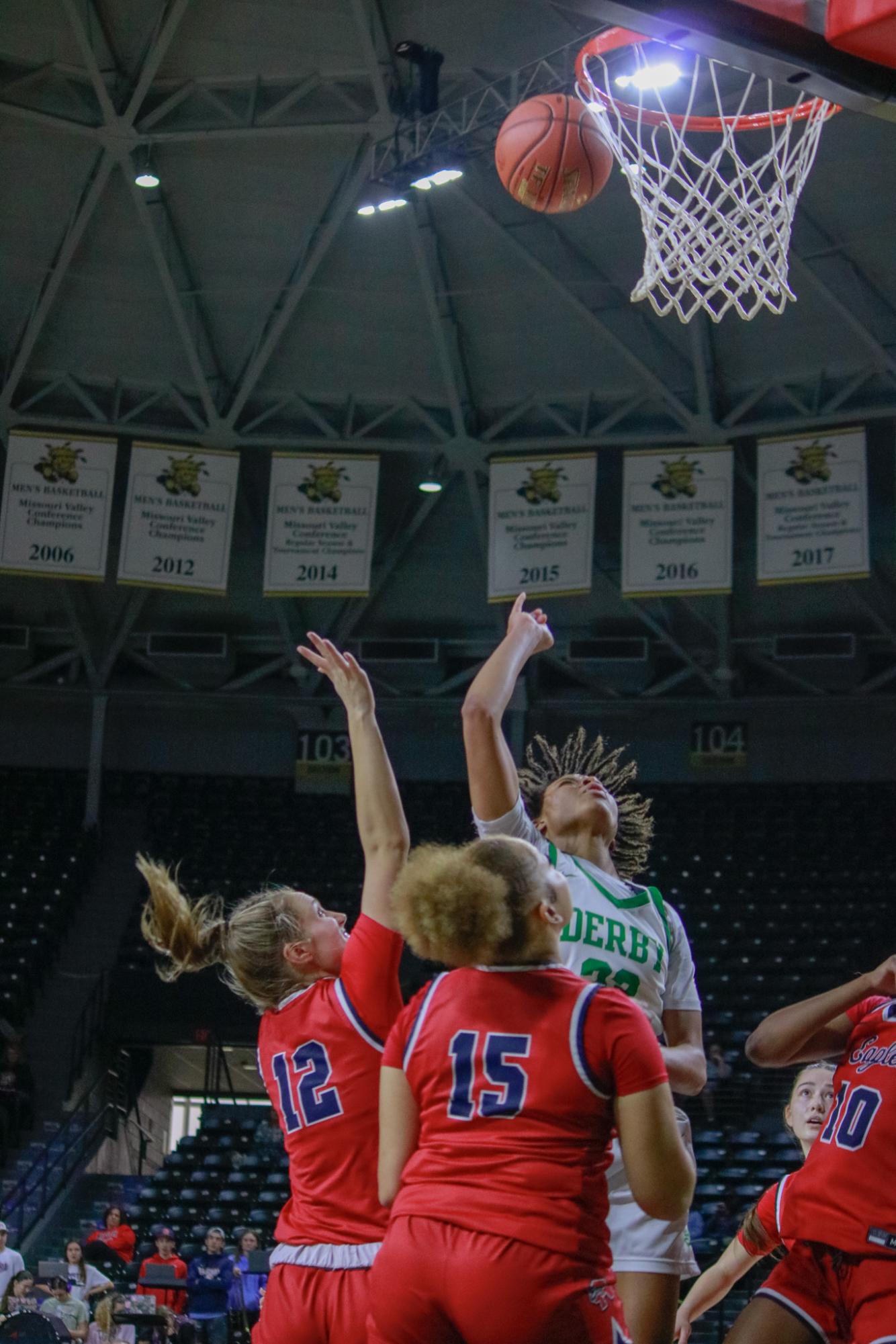 Girls state basketball vs. Olathe North (Photos by Persephone Ivy)