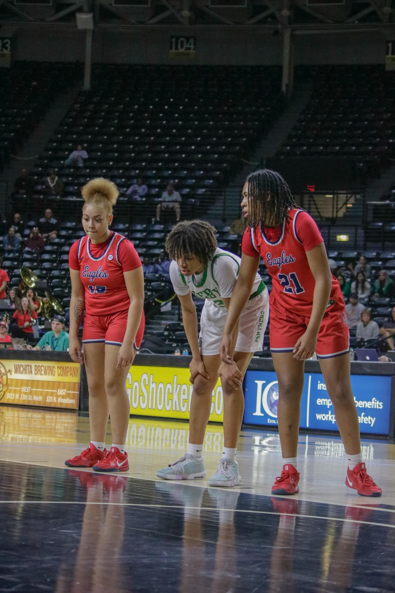 Girls state basketball vs. Olathe North (Photos by Persephone Ivy)