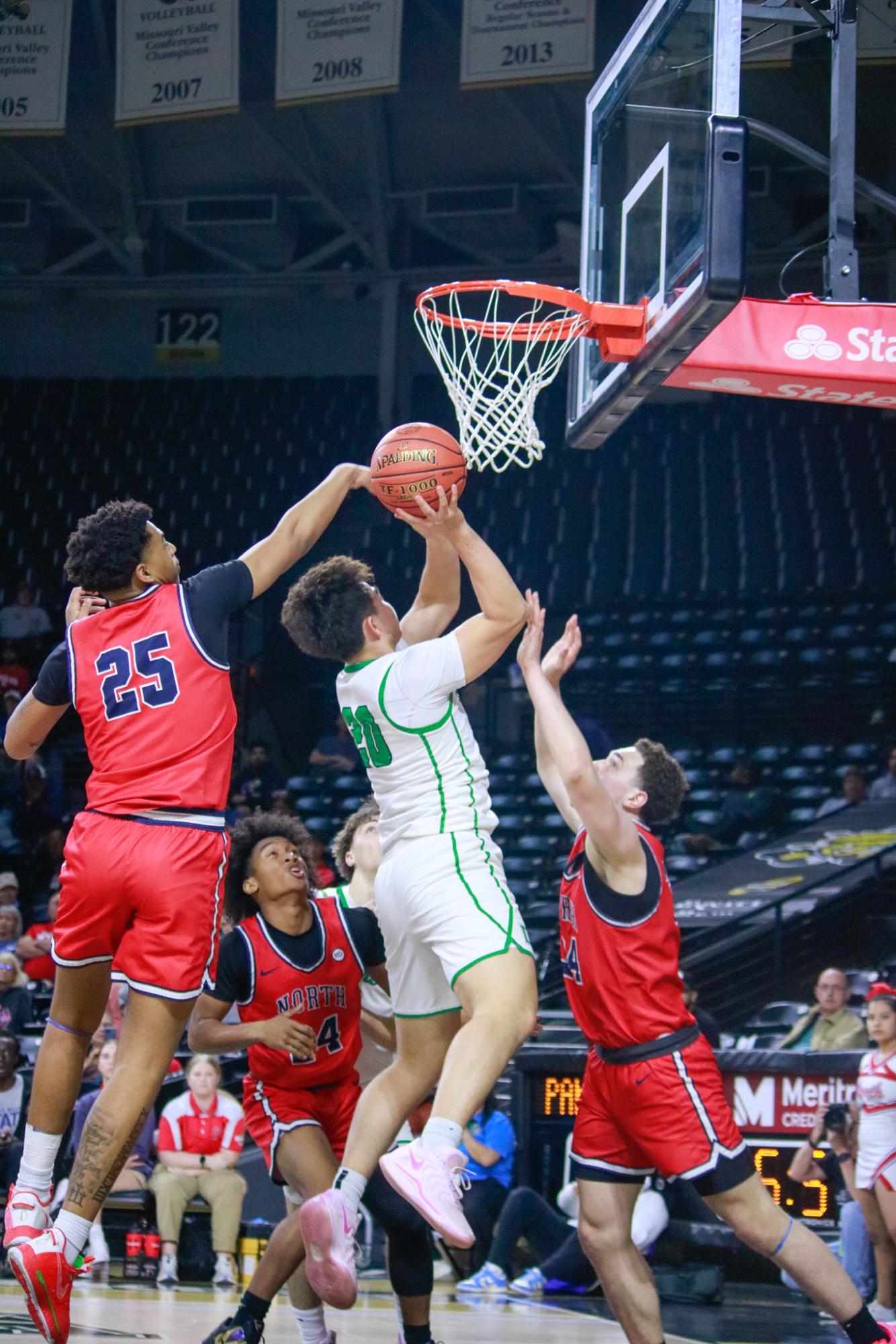 Boys varsity basketball vs. Olathe North (Photos by Persephone Ivy)