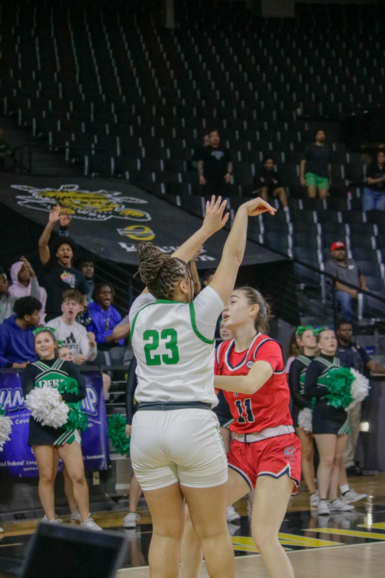 Girls state basketball vs. Olathe North (Photos by Persephone Ivy)