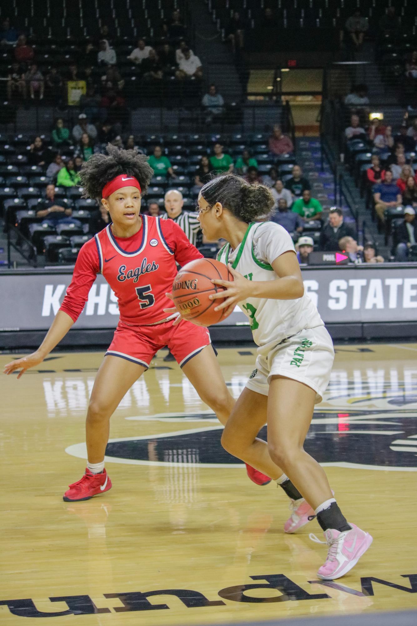 Girls state basketball vs. Olathe North (Photos by Persephone Ivy)